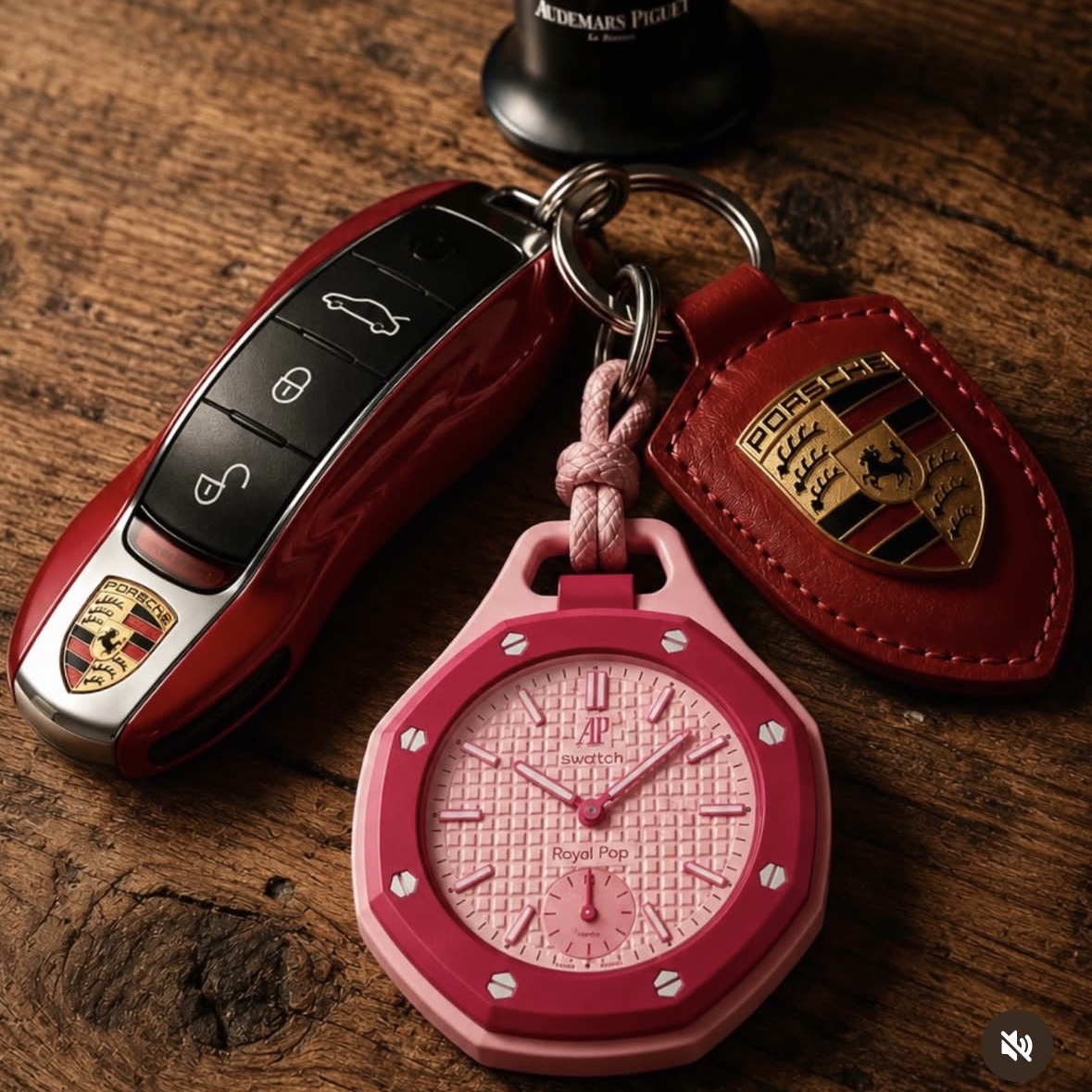 Swatch x Audemars Piguet Bioceramic Royal Pop Otto Rosso 착용 스타일