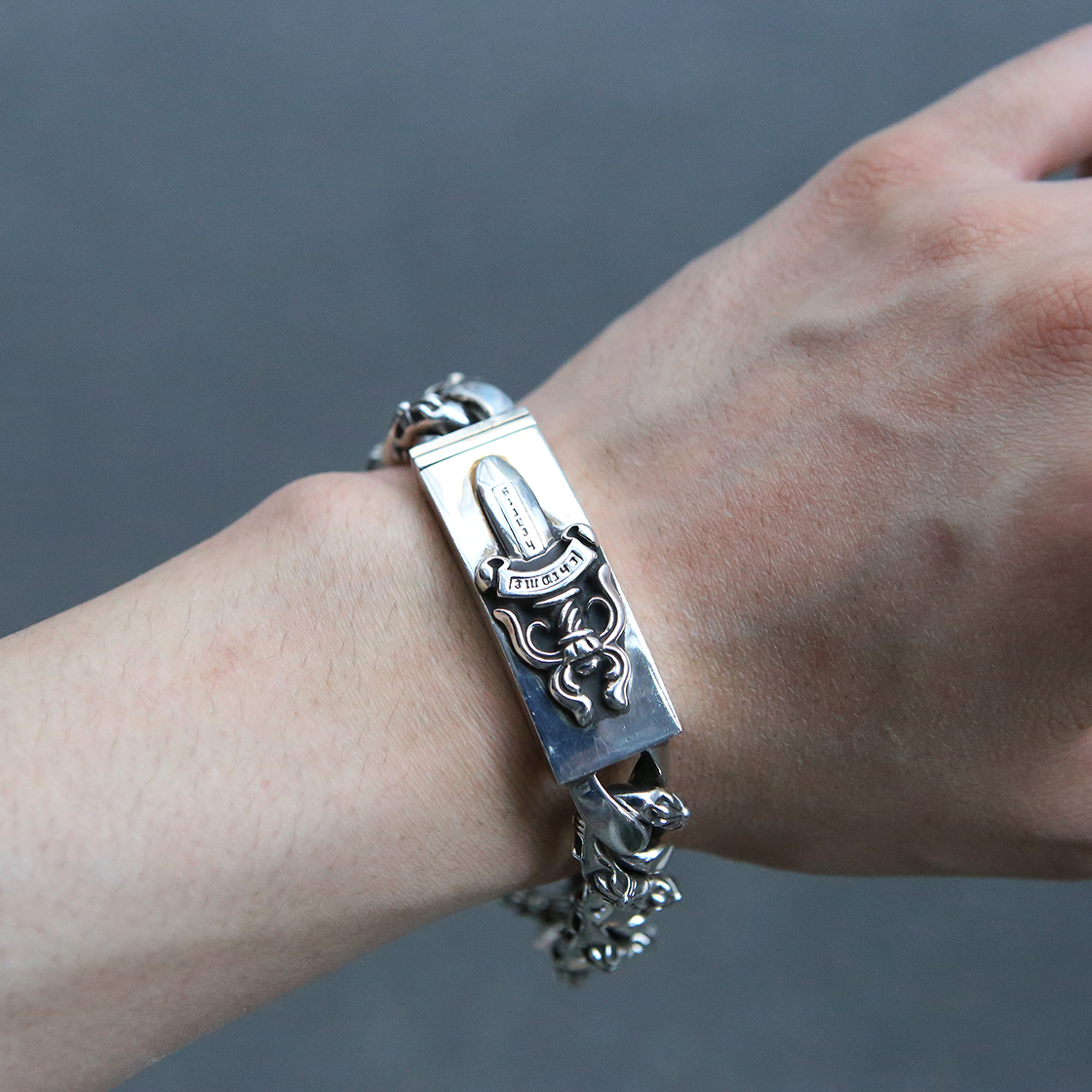 한스룸 크롬하츠 대거 ID 팬시 팔찌(Hansroom Chrome Hearts Dagger ID Fancy Bracelet) - 4