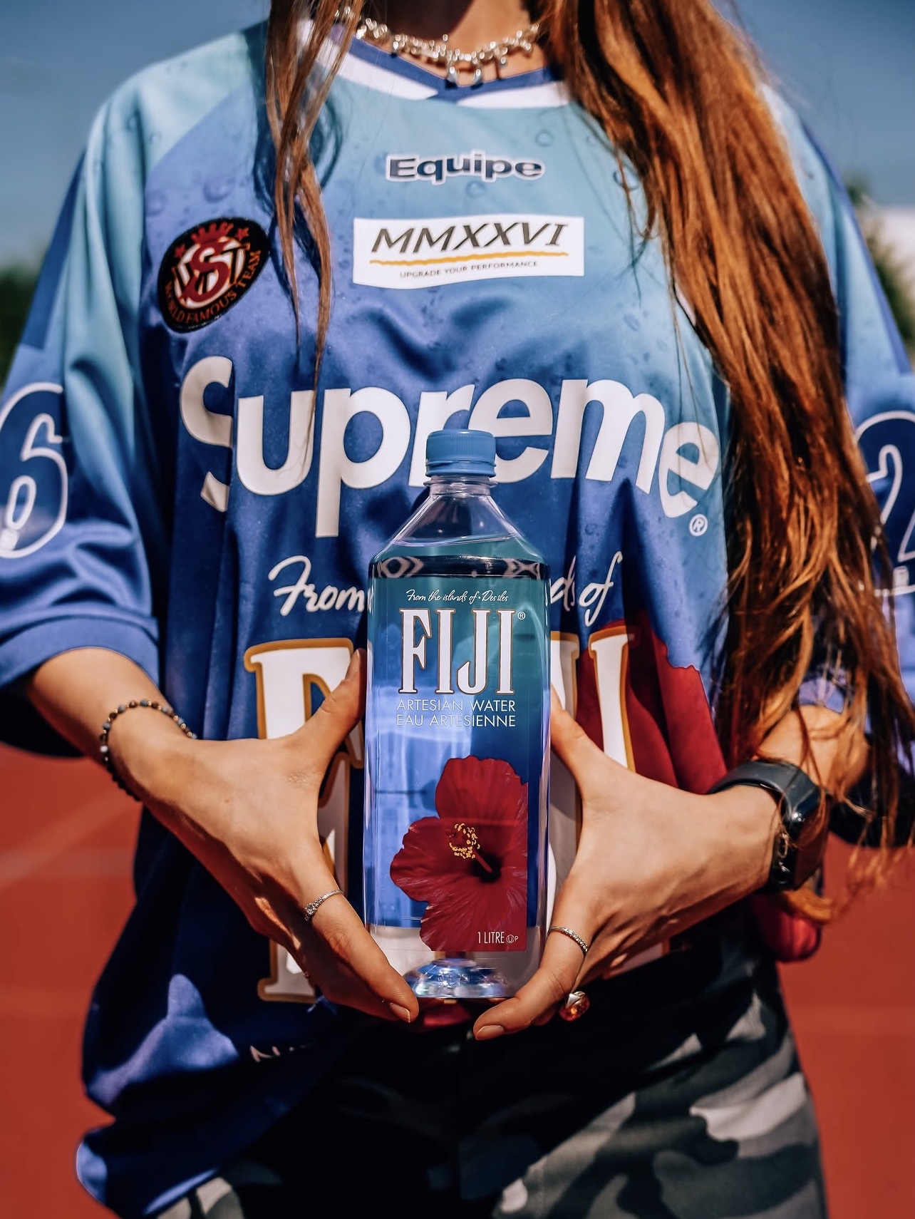 Supreme x FIJI Soccer Jersey Multicolor - 26SS 착용 스타일 - 4