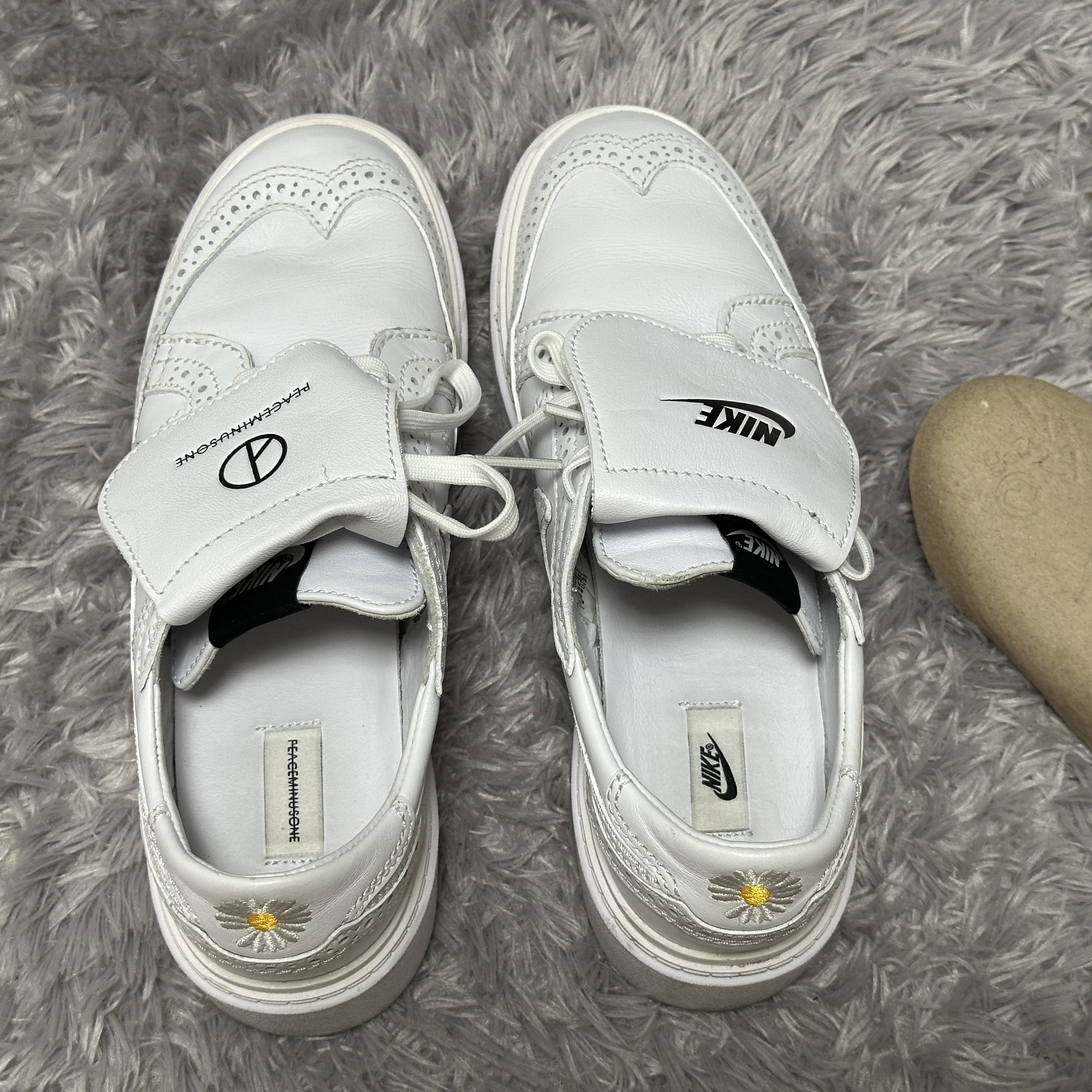 Nike x Peaceminusone Kwondo1 White 착용 스타일 - 2