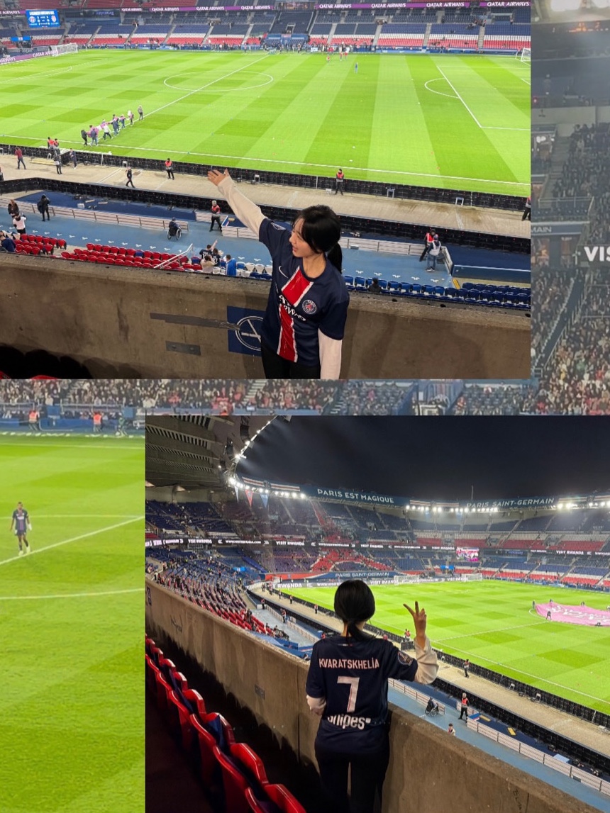 Nike Paris Saint-Germain 2024/25 Dri-Fit Stadium Home Replica Jersey Midnight Navy (Non Marking Ver.) 착용 스타일 - 3
