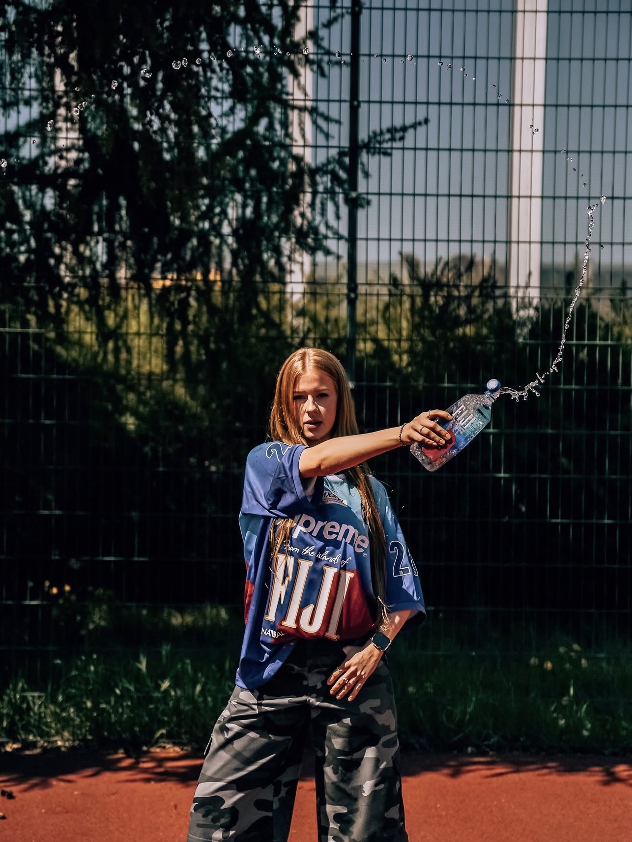 Supreme x FIJI Soccer Jersey Multicolor - 26SS 착용 스타일 - 1