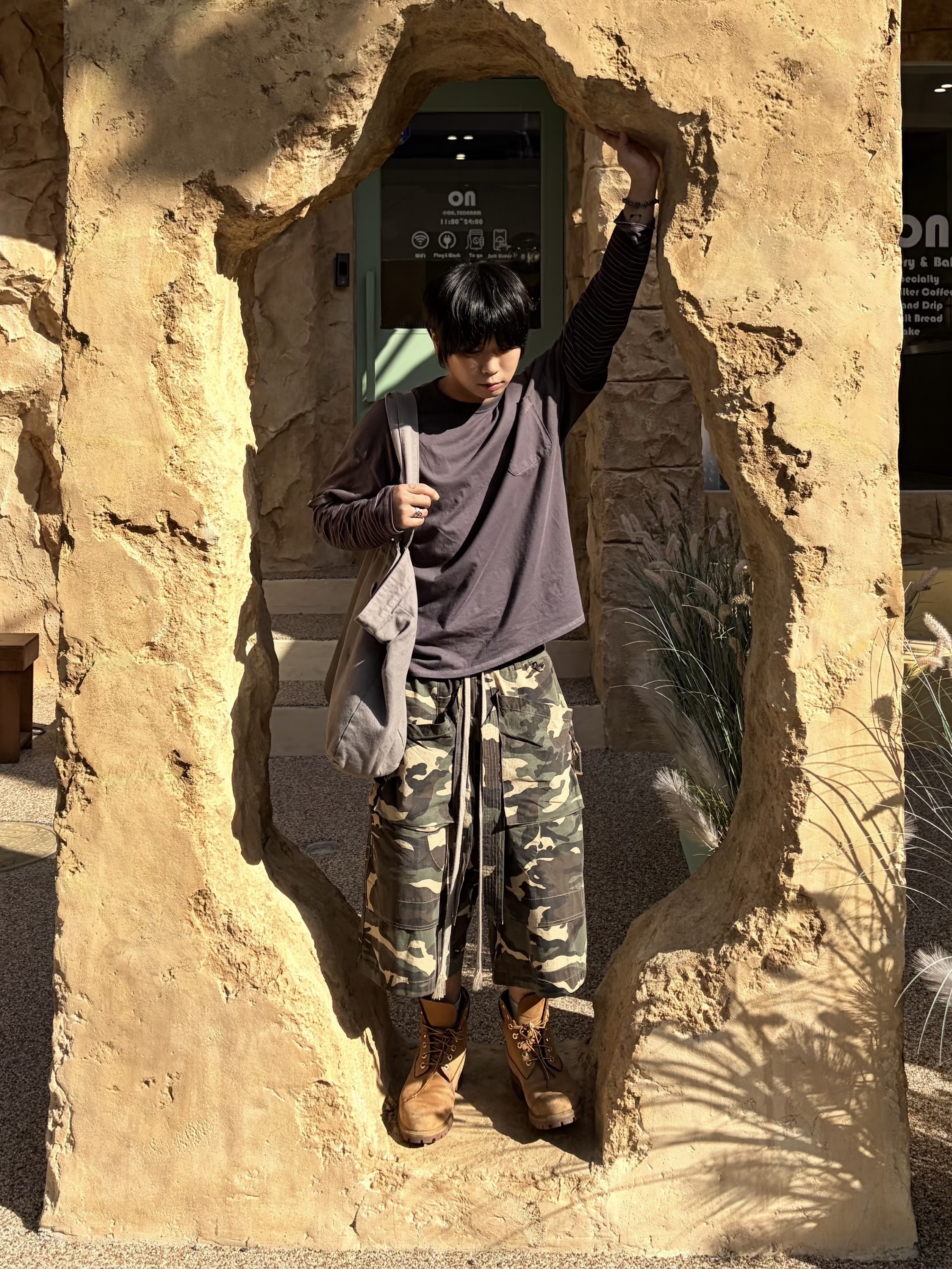 Polyteru Double Layer Tee Purple Navy, Timberland Premium 6 inch Waterproof Boot Wheat Nubuck - Wide 착용 스타일 - 4