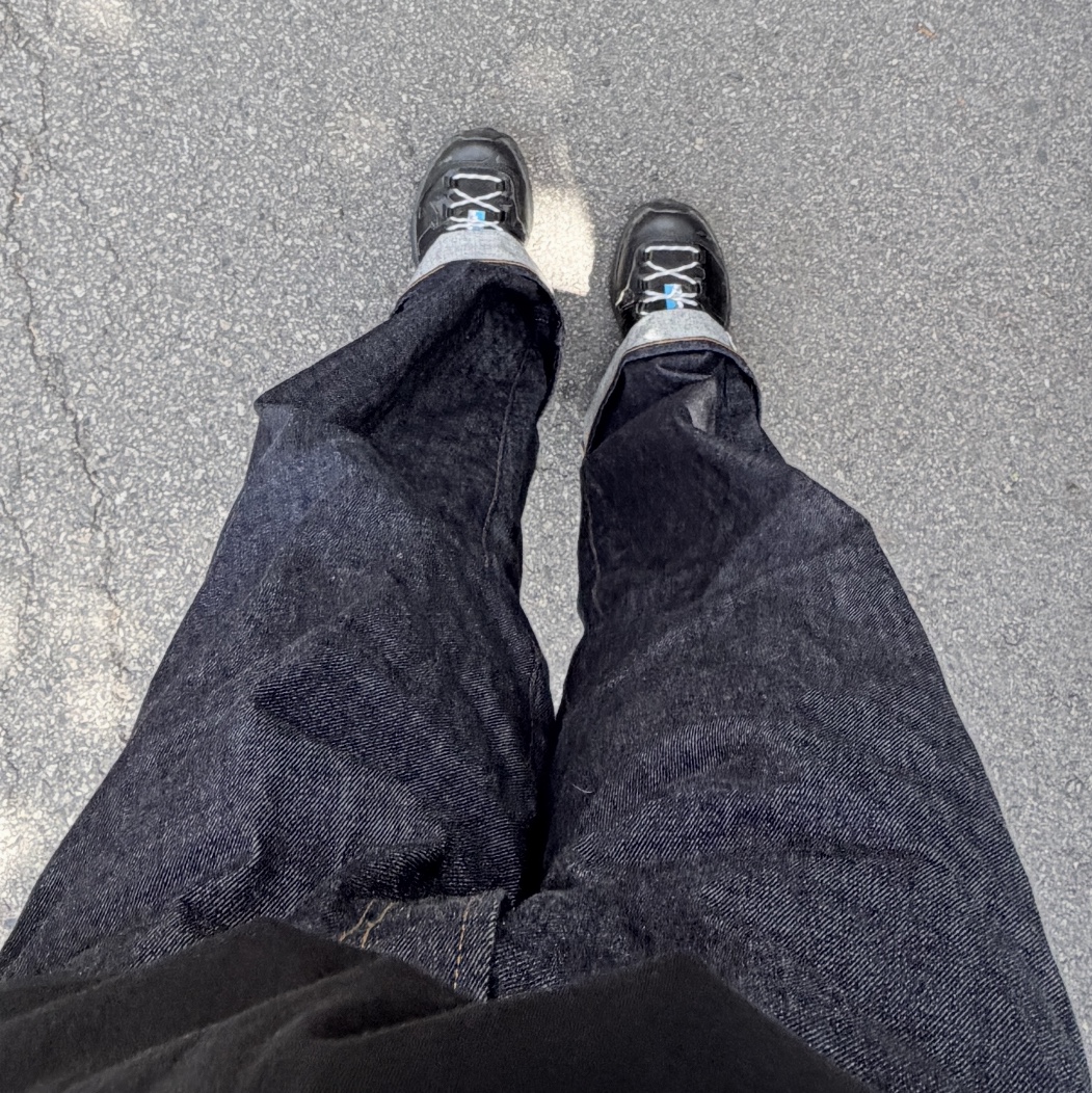 Supreme Rigid Baggy Selvedge Jean Rigid Indigo - 26SS 착용 스타일