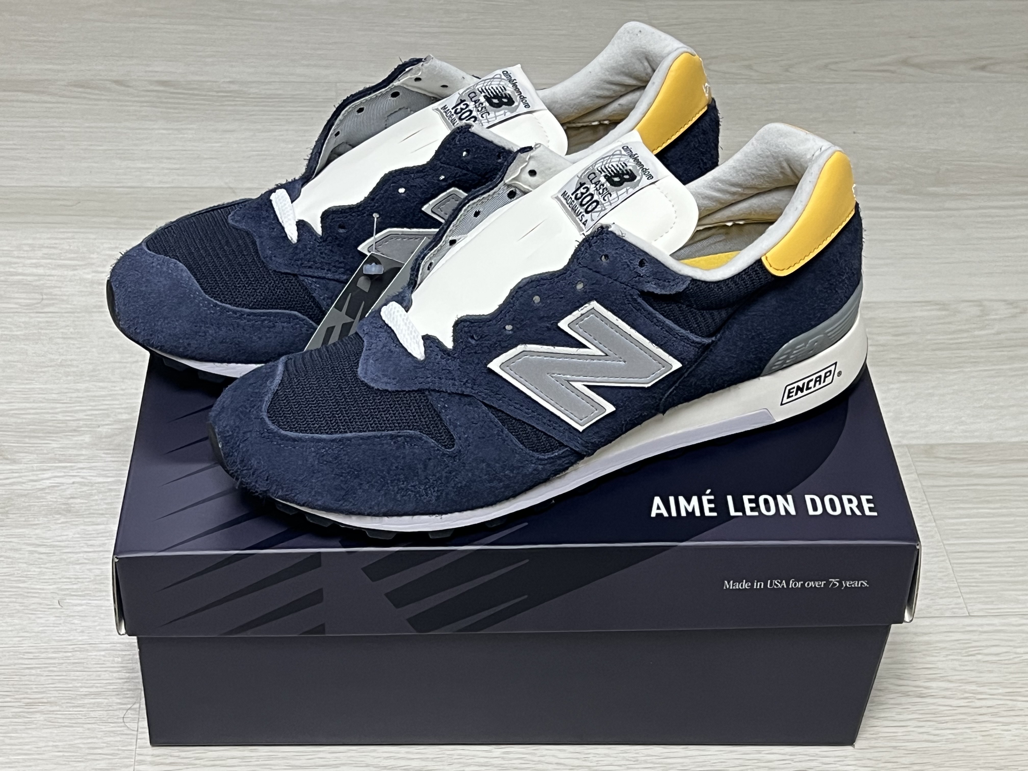 New Balance x Aime Leon Dore 1300 Made in USA Navy 착용 스타일