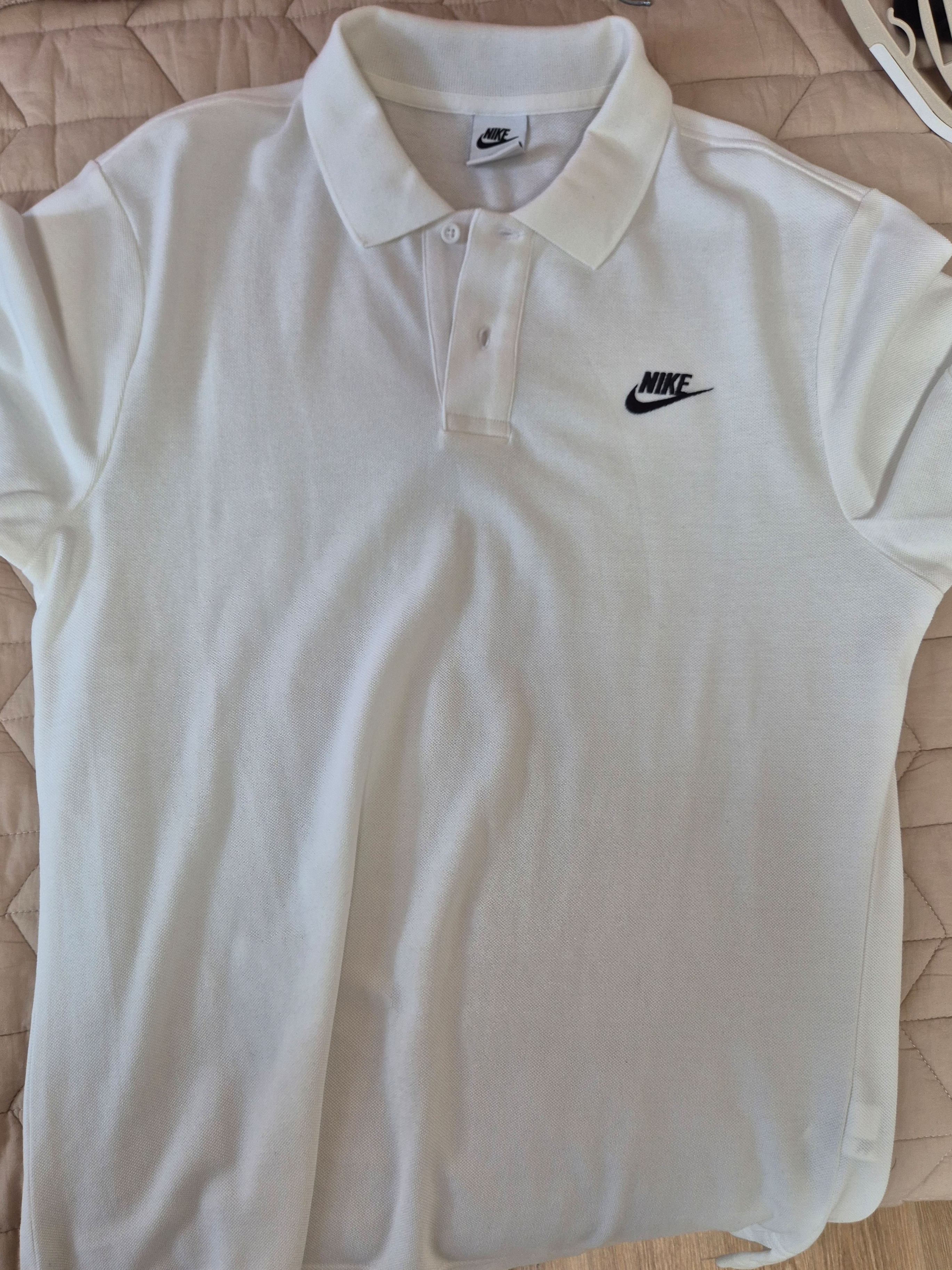 Nike Club Short Sleeve Polo White - Asia 착용 스타일
