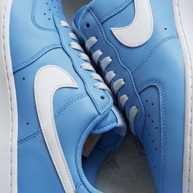 Nike Air Force 1 Low Retro Color of the Month University Blue 착용 스타일