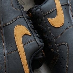 Nike Air Force 1 '07 LV8 Black Desert Ochre 착용 스타일