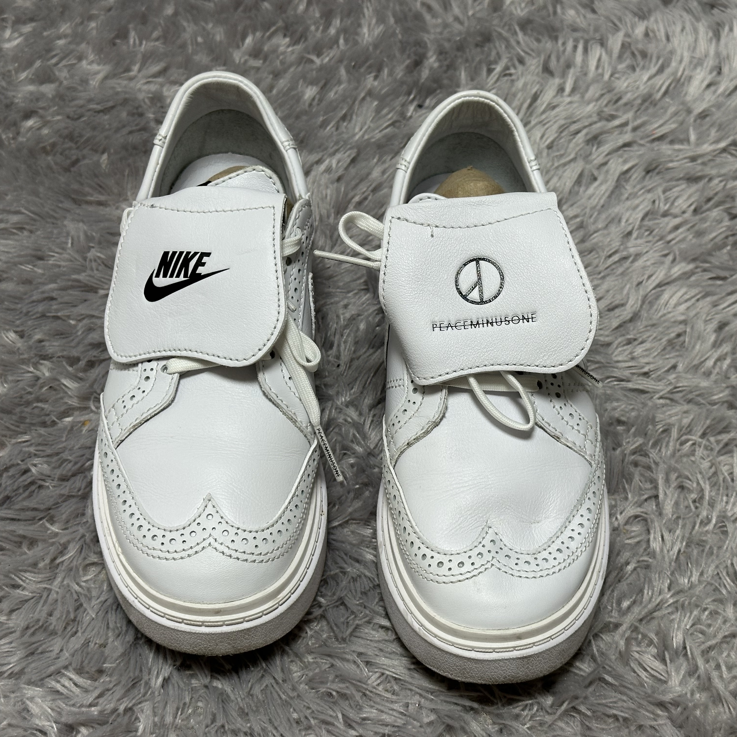 Nike x Peaceminusone Kwondo1 White 착용 스타일 - 1