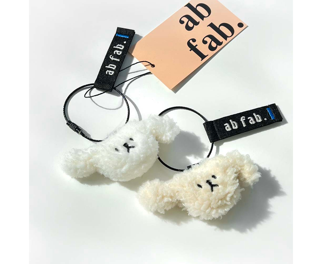 에이비페브 멈머 키링 크림 도그(ABFAB Mum-muh Key ring Cream dog) - 3