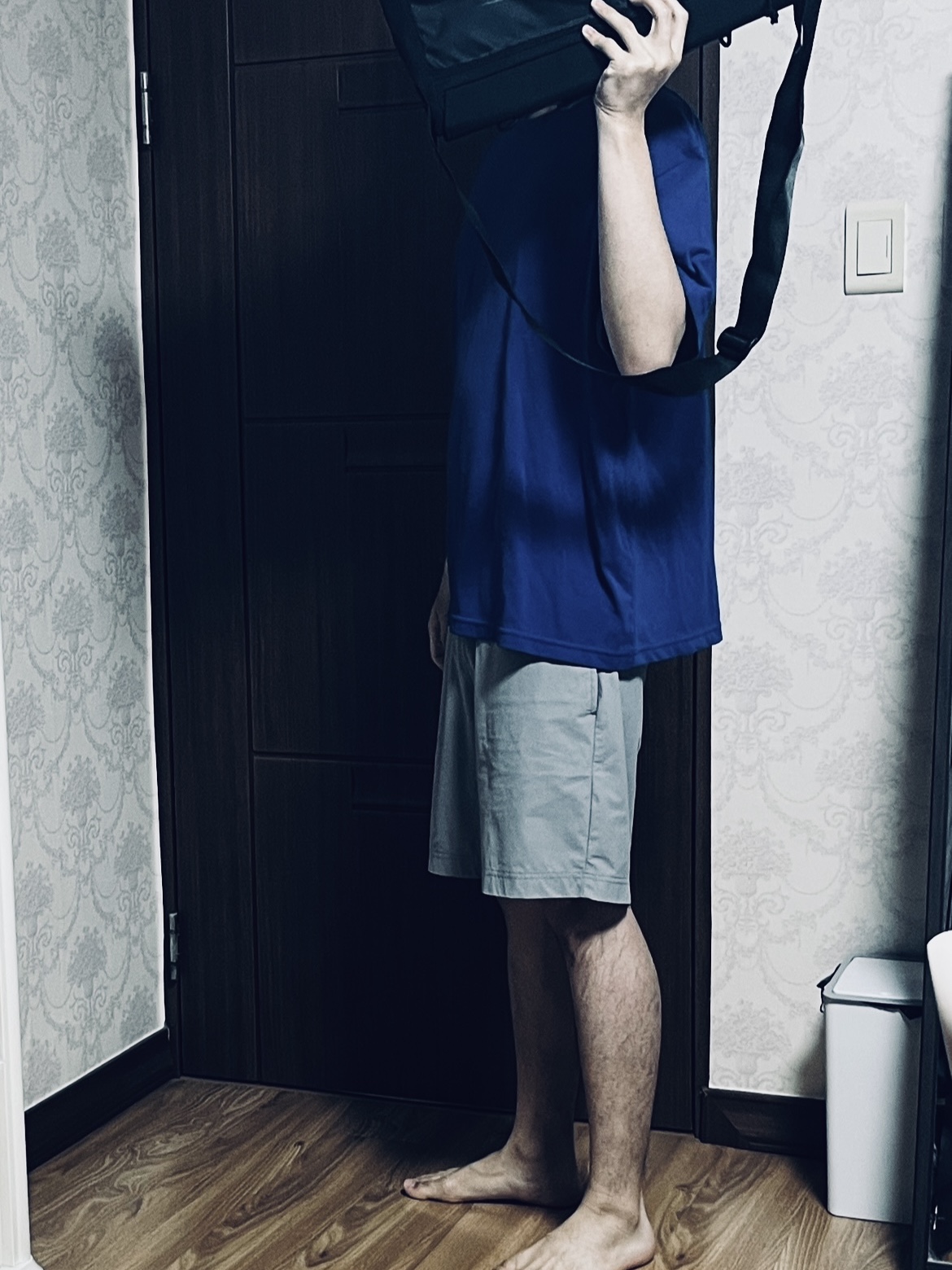 Camber USA Max Weigt Pocket T-shirt Royal Blue 착용 스타일