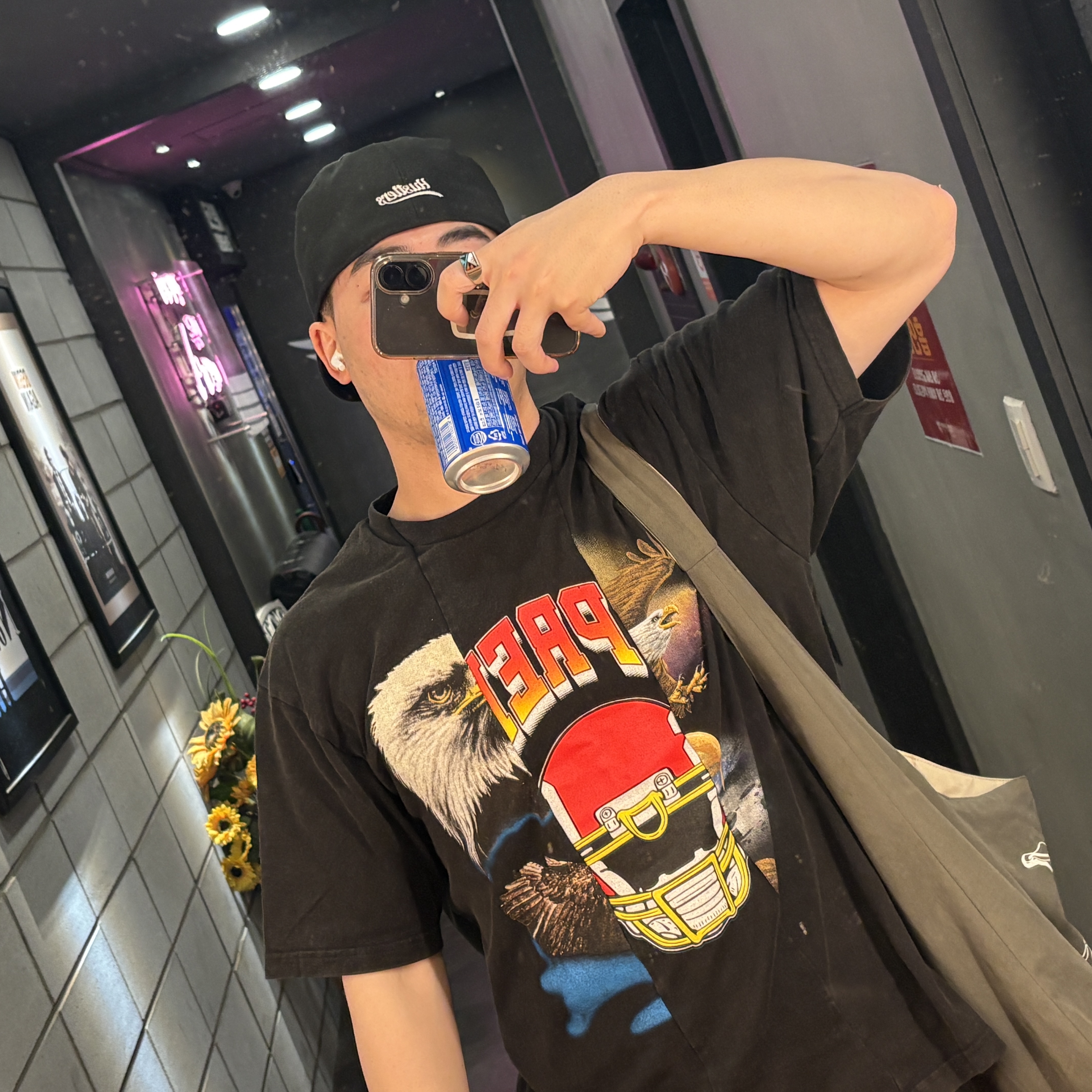 Supreme x MM6 Maison Margiela Split S/S Top Black - 26SS 착용 스타일 - 2