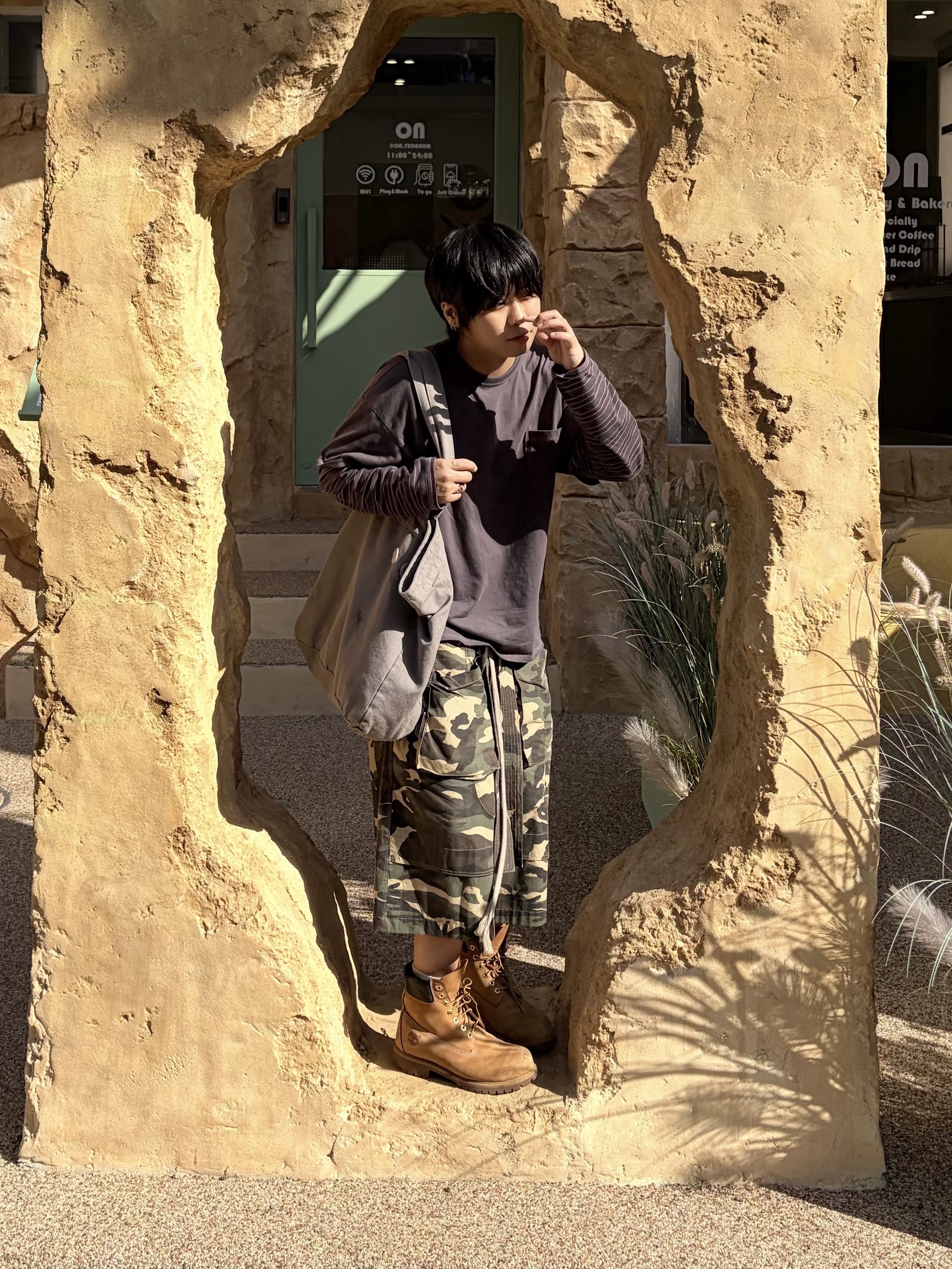 Polyteru Double Layer Tee Purple Navy, Timberland Premium 6 inch Waterproof Boot Wheat Nubuck - Wide 착용 스타일 - 3