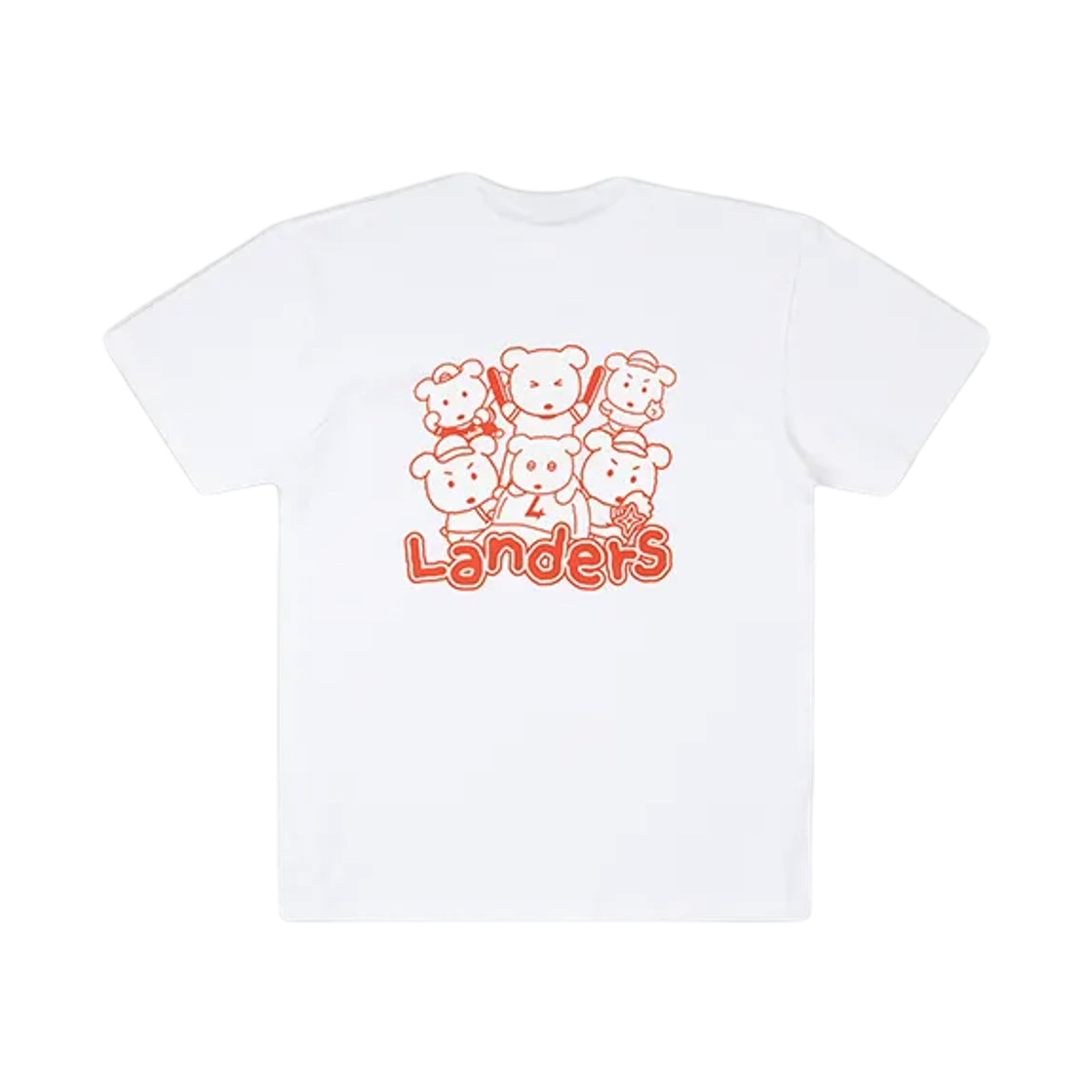 SSG 랜더스 x 깜자 반팔 티셔츠 승리요정 깜자 화이트(SSG Landers x Ggamja Short Sleeve T-Shirt Victory Fairy Ggamja White) - 2