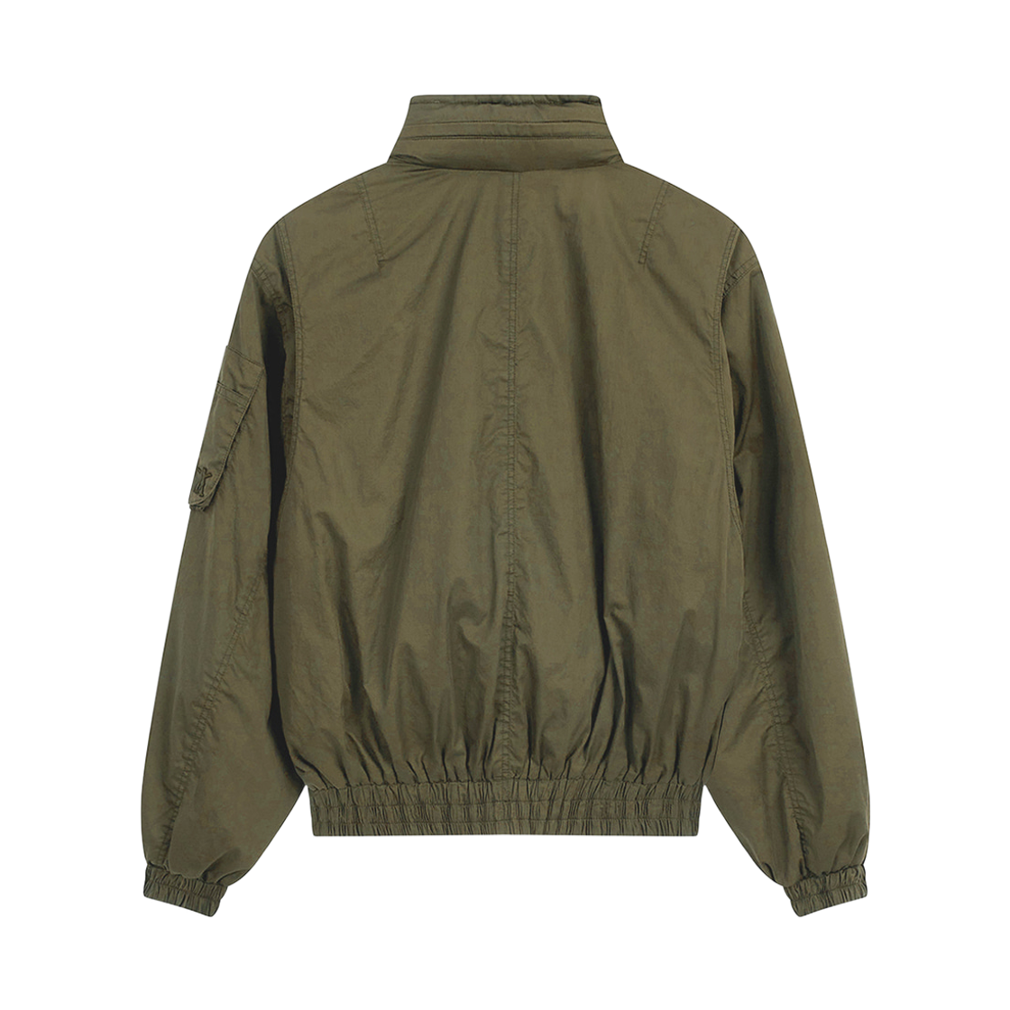 (W) 오픈 Yy 코튼 카고 봄버 카키((W) Open Yy Cotton Cargo Bomber Khaki) - 2