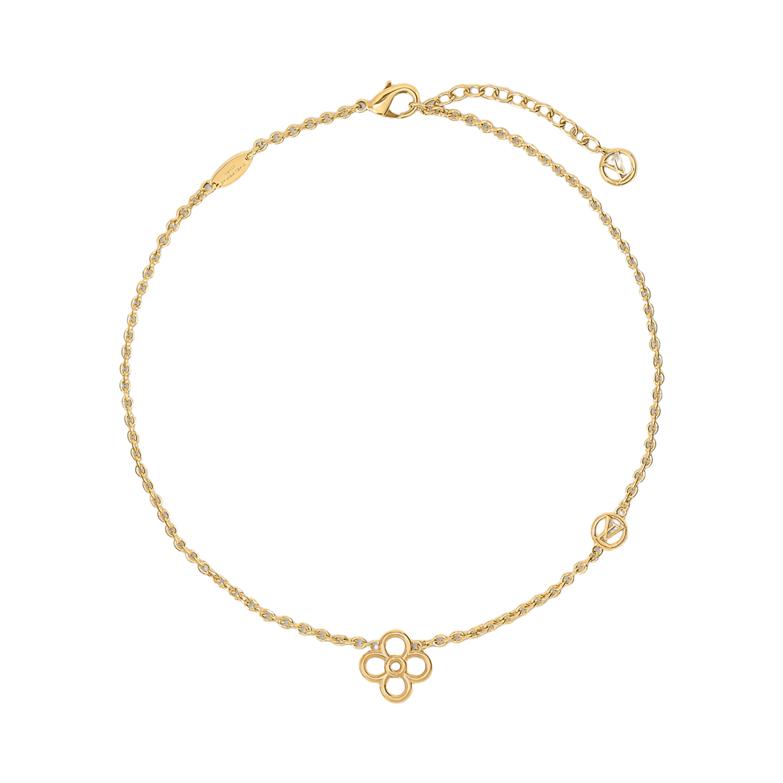 M03916 Louis Vuitton LV Charm Necklace Gold