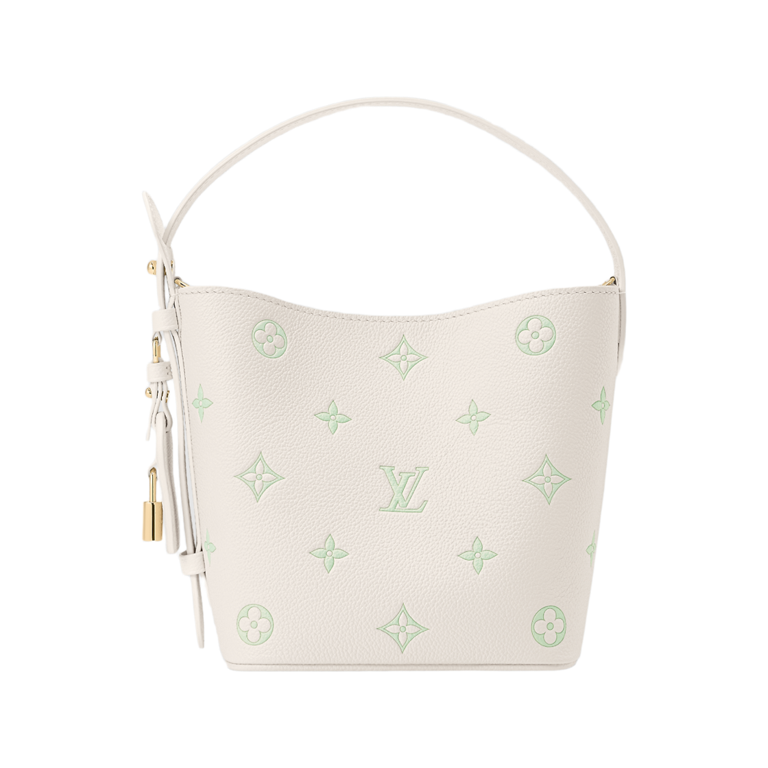 M27570 Louis Vuitton All In BB Milky White Jade Green