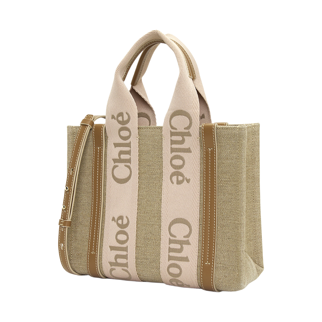 [15% 쿠폰] 끌로에 우디 스몰 토트백 블러쉬 베이지([15% 쿠폰] Chloe Woody Small Tote Bag Blushy Beige) - 3