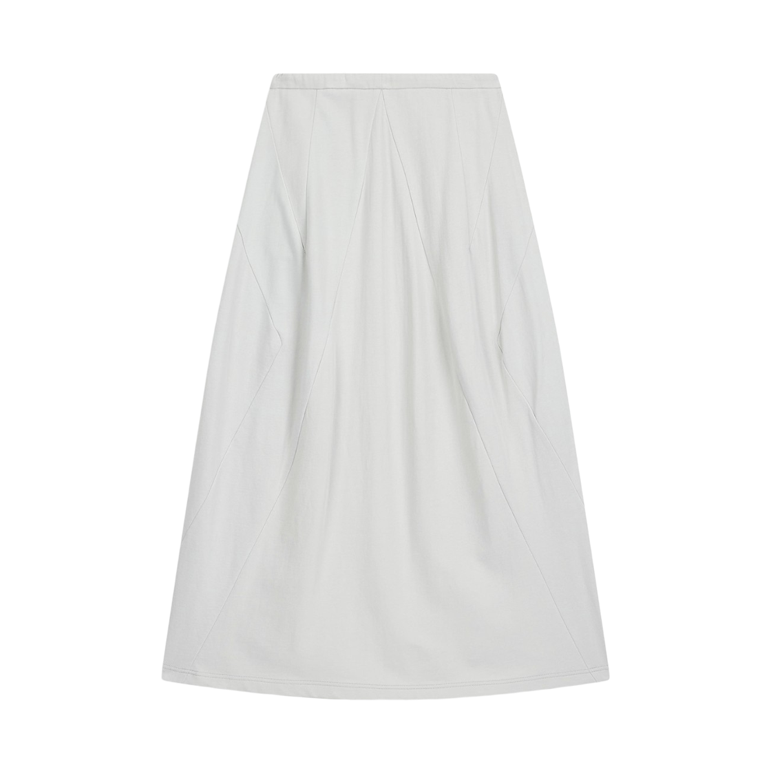 (W) 오픈 Yy 슬랜트 저지 스커트 라이트 그레이((W) Open Yy Slant Jersey Skirt Light Gray) - 2