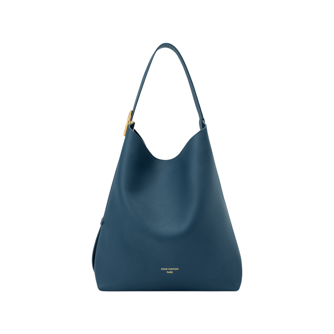 M28220 Louis Vuitton Low Key Hobo MM Prussian Blue