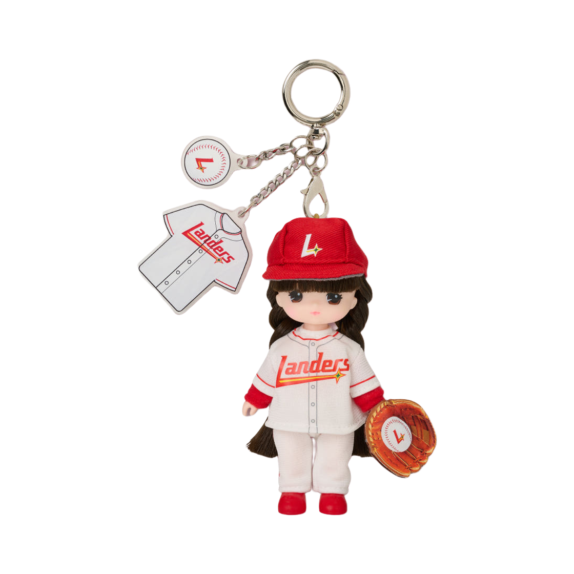SSG 랜더스 x 리틀미미 투수 키링(SSG Landers x Little Mimi Pitcher Keyring)