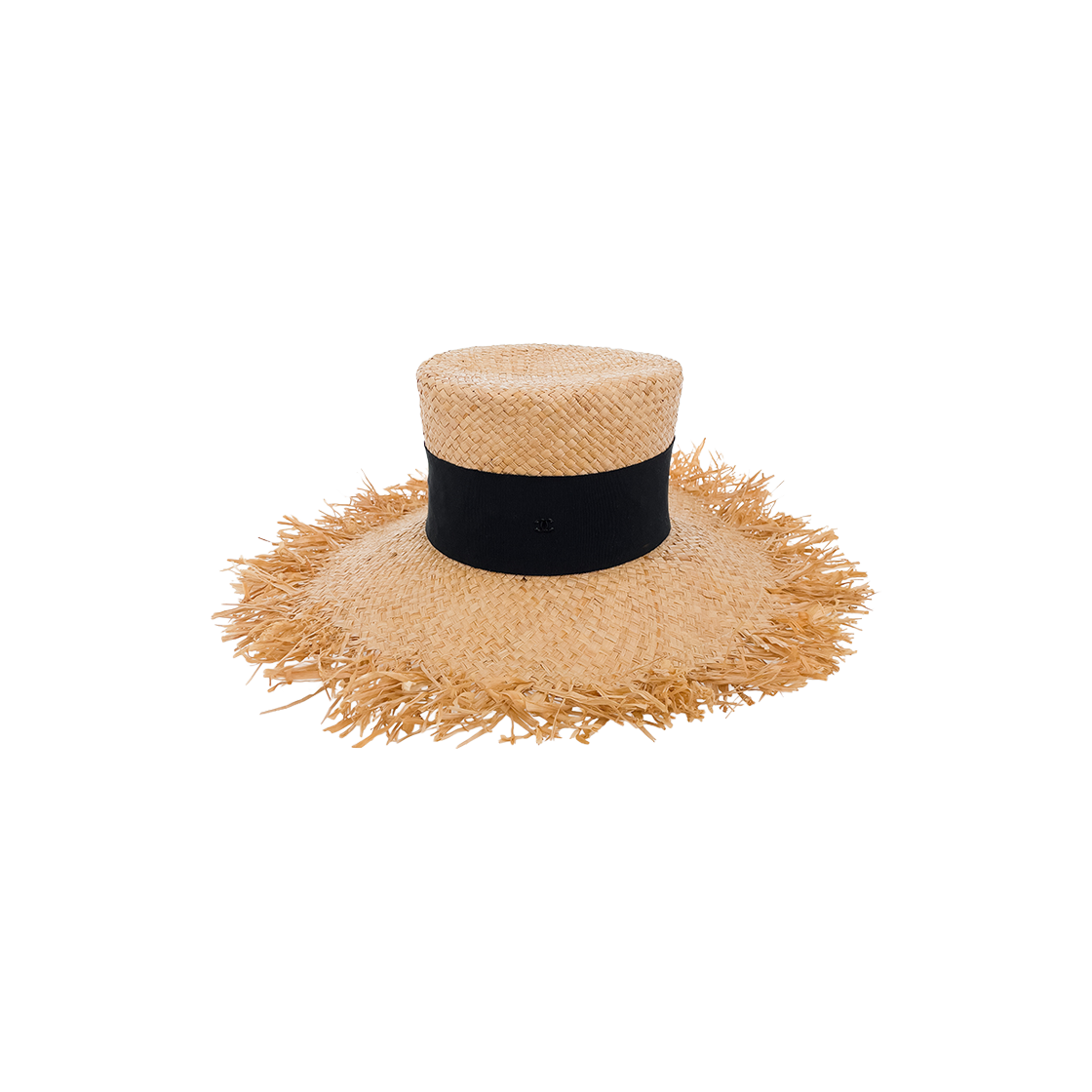 샤넬 19P 라피아 햇 S 내츄럴 (5ET0976)(Chanel 19P Raffia Hat Natural 5ET0976)