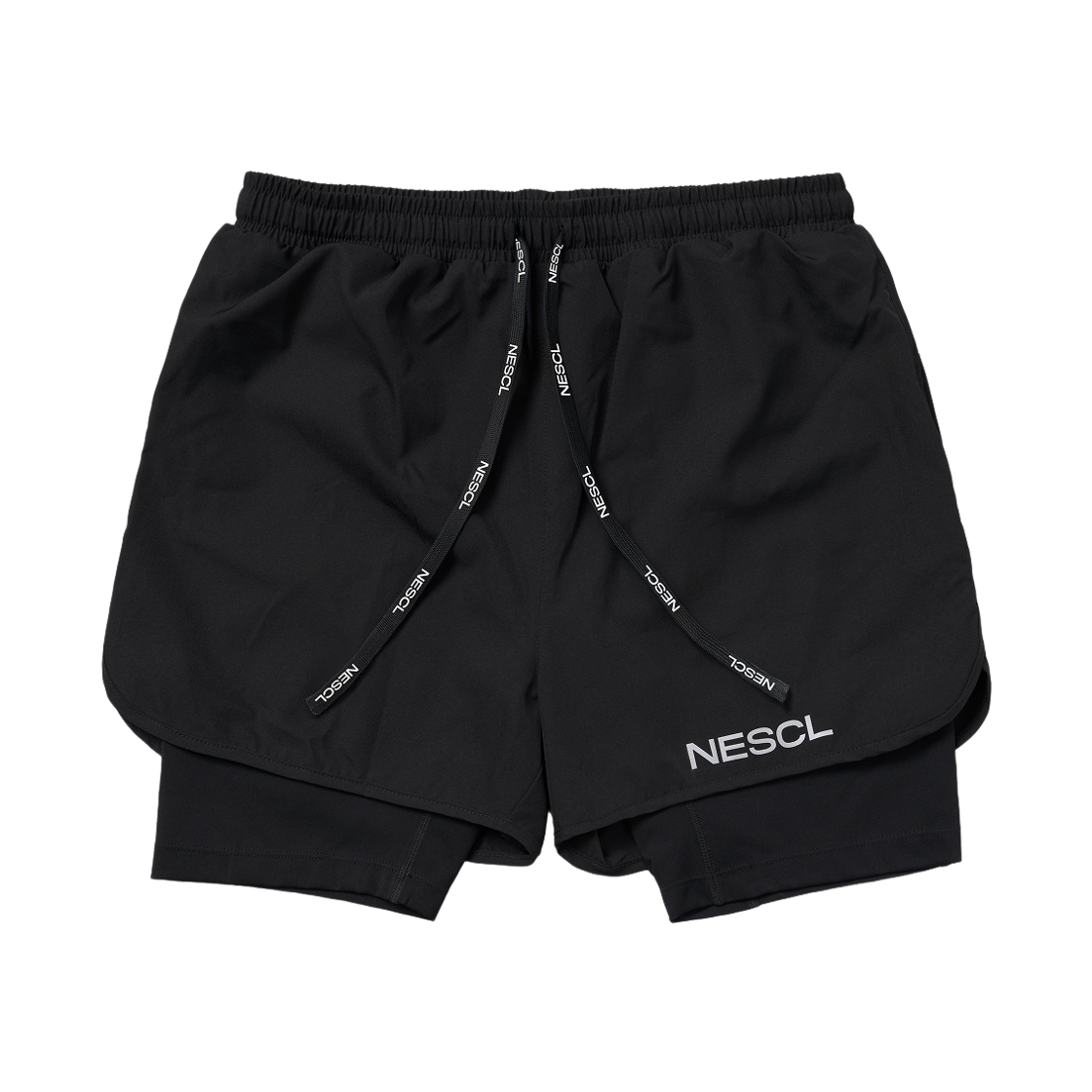 네거티브 스플릿 클럽 퍼포먼스 솔리드 2in1 팬츠 블랙(negative split club Performance Solid 2in1 Pants Black)