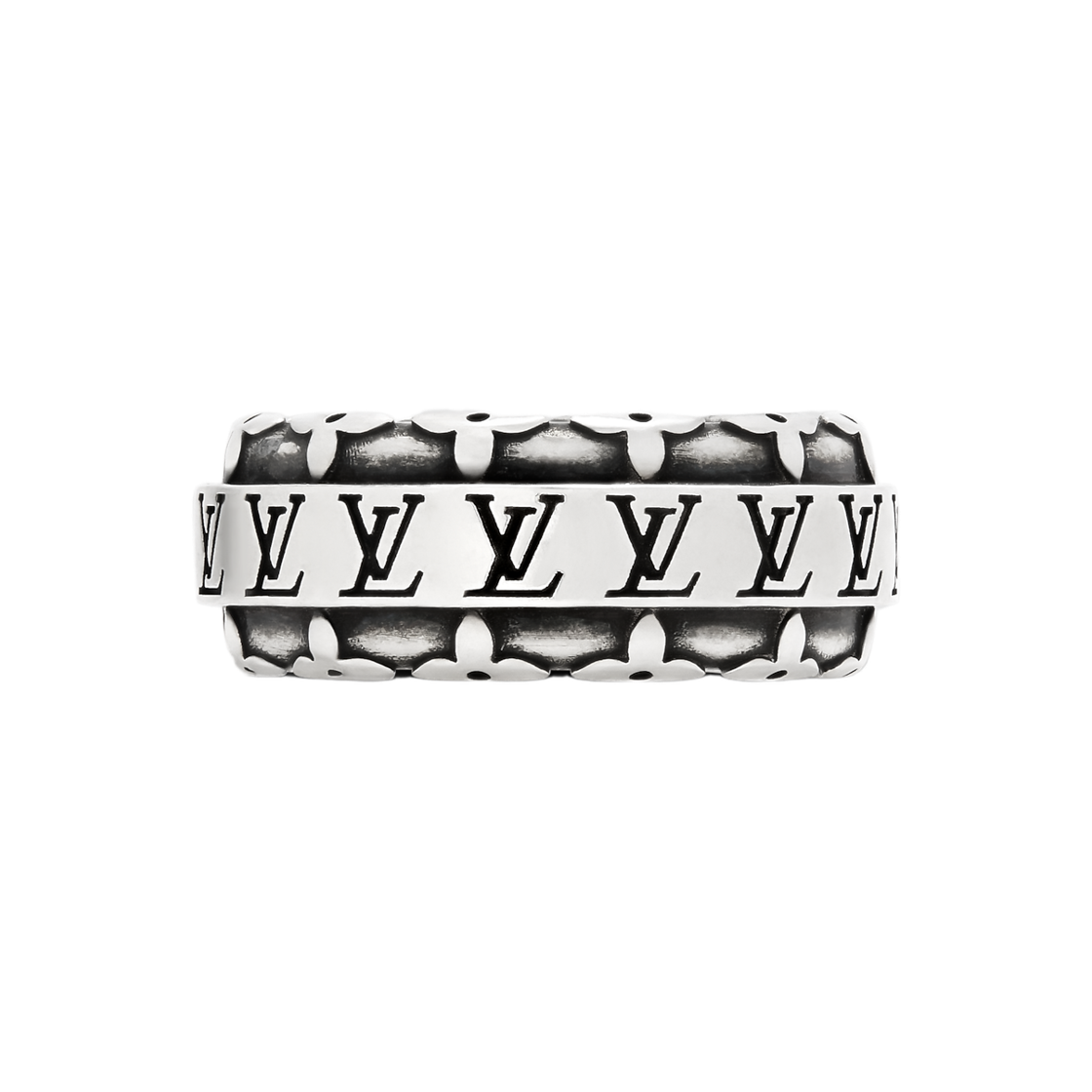 M0412M/M0412L Louis Vuitton LV Drift Ring Silver
