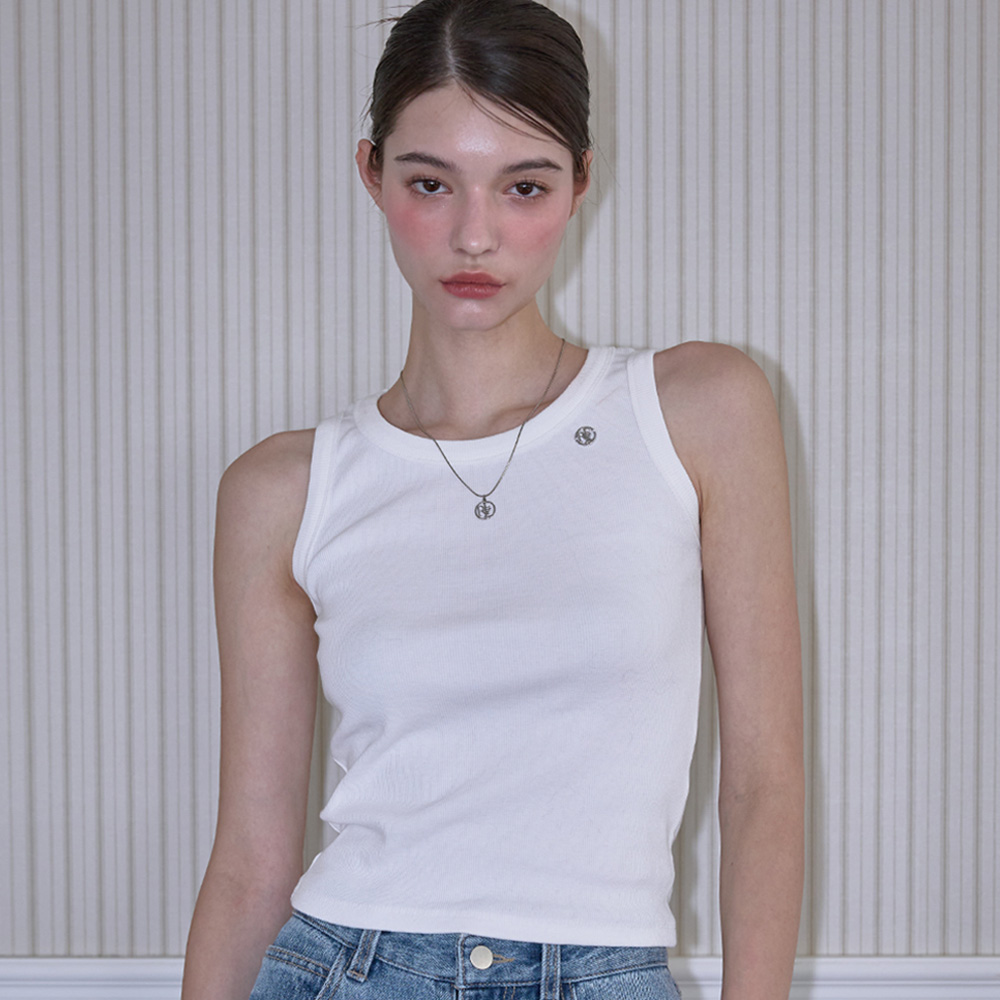 로제프란츠 실버 포인트 슬리브리스 화이트(Rosefrantz Silver Point Sleeveless [White]) - 2