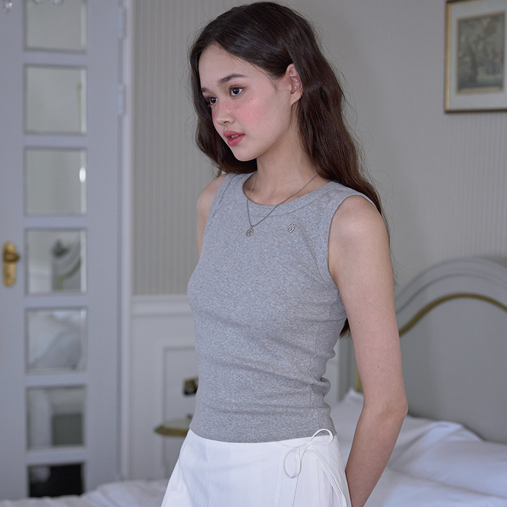 로제프란츠 실버 포인트 슬리브리스 그레이(Rosefrantz Silver Point Sleeveless [Gray]) - 2