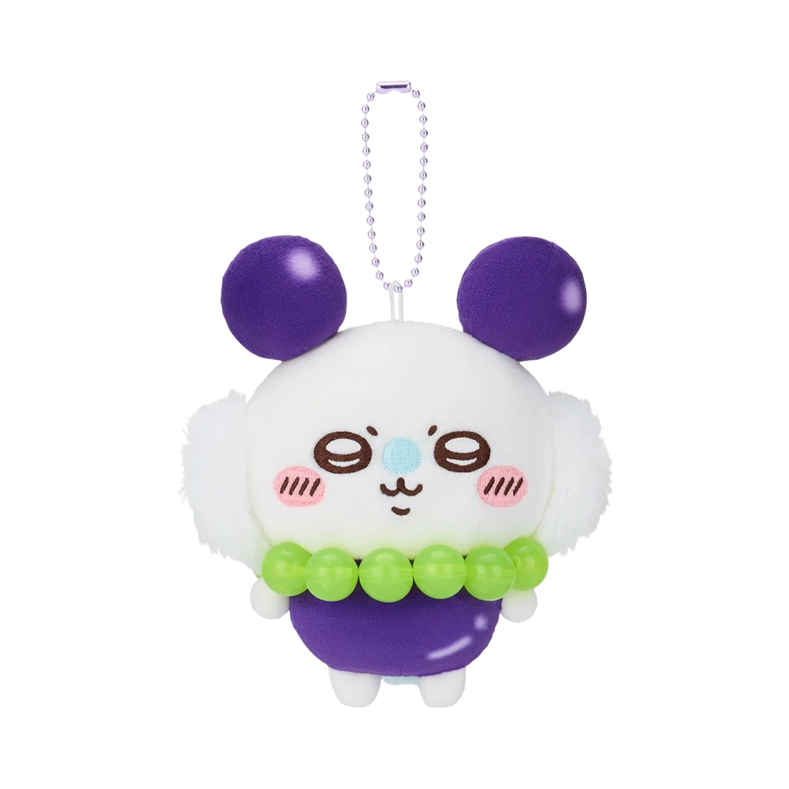 치이카와 포켓 프루트 마스코트 키링 그레이프 모몽가(Chiikawa Pocket Fruit Mascot Keyring Grape Momonga)