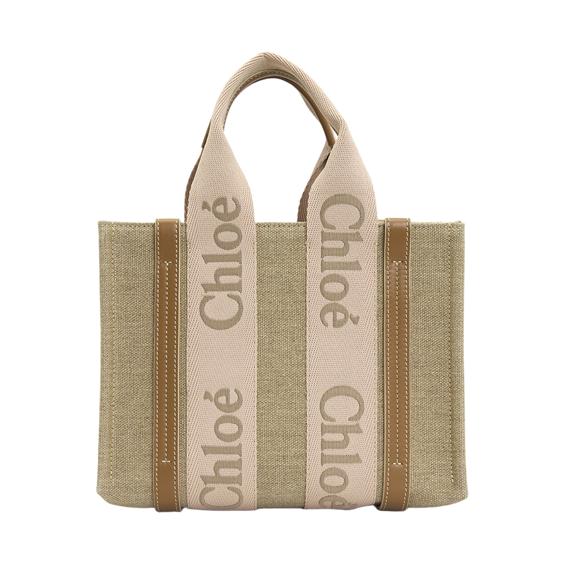 [15% 쿠폰] 끌로에 우디 스몰 토트백 블러쉬 베이지([15% 쿠폰] Chloe Woody Small Tote Bag Blushy Beige) - 5