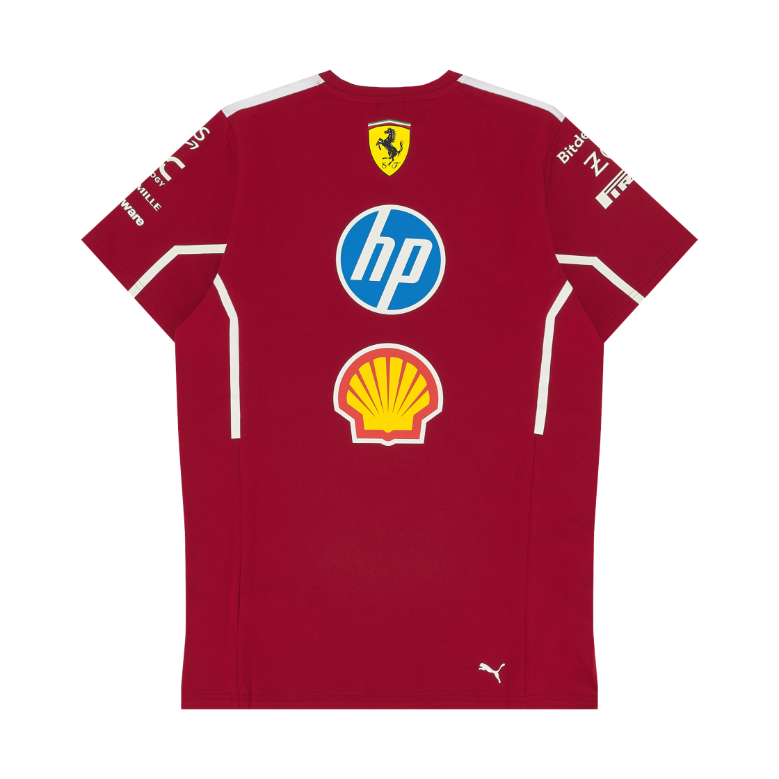 스쿠데리아 페라리 x 푸마 2025 팀 티셔츠 다크 체리(Scuderia Ferrari x Puma 2025 Team T-Shirt Dark Cherry) - 2