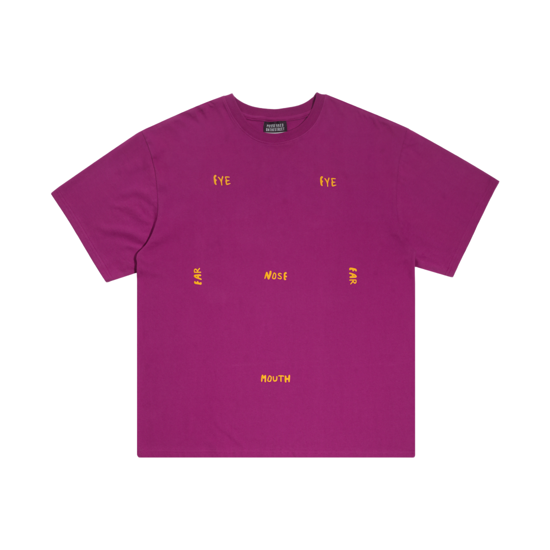 퍼츠 페이스 티셔츠 플럼(POTS Face T-Shirt Plum)