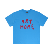 POTS Art Home T-Shirt Blue