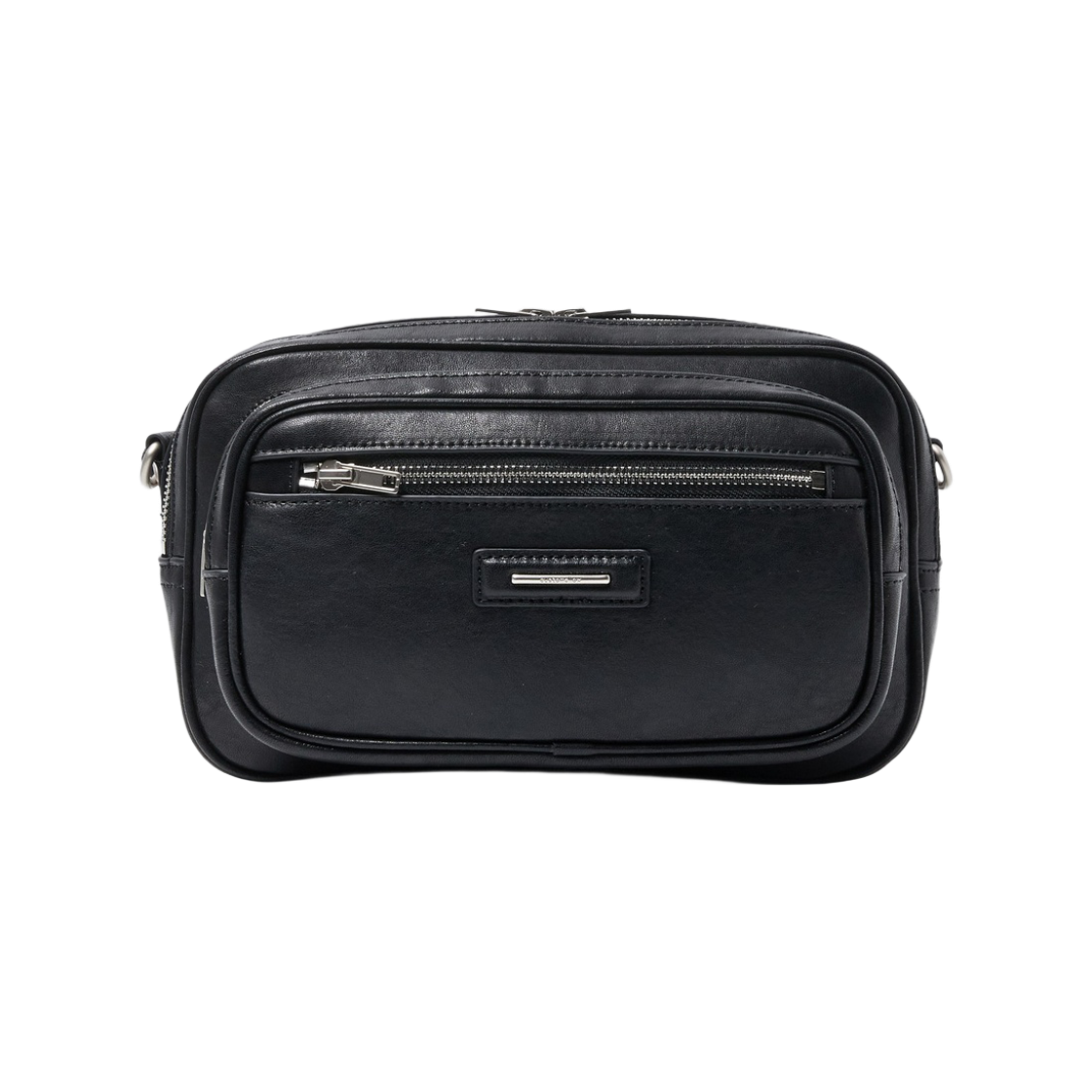 CABAX26102BKX Customellow Leather Cross Bag Black