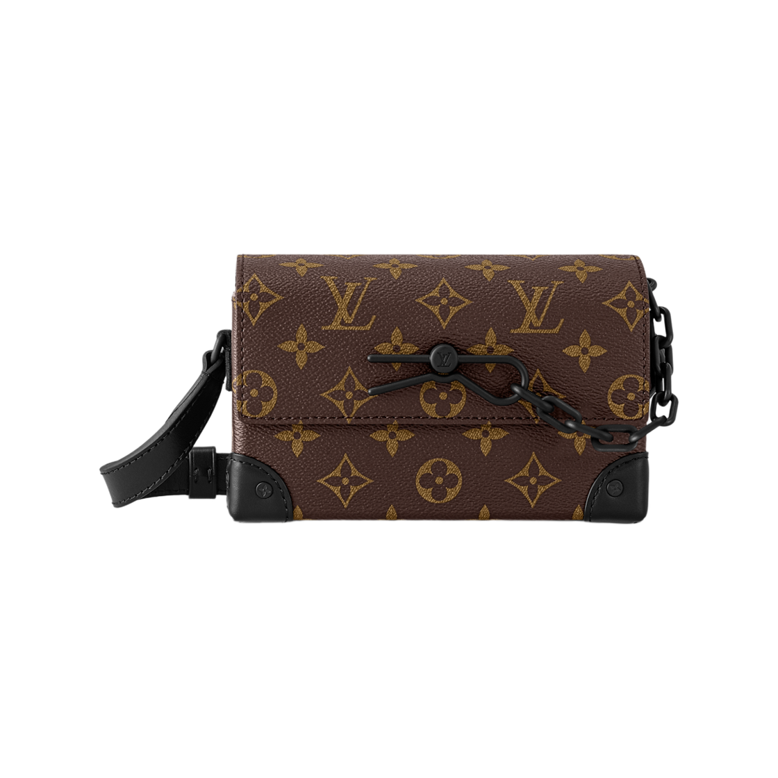 M83613 Louis Vuitton Steamer Wearable Wallet Monogram Macassar Coated Canvas