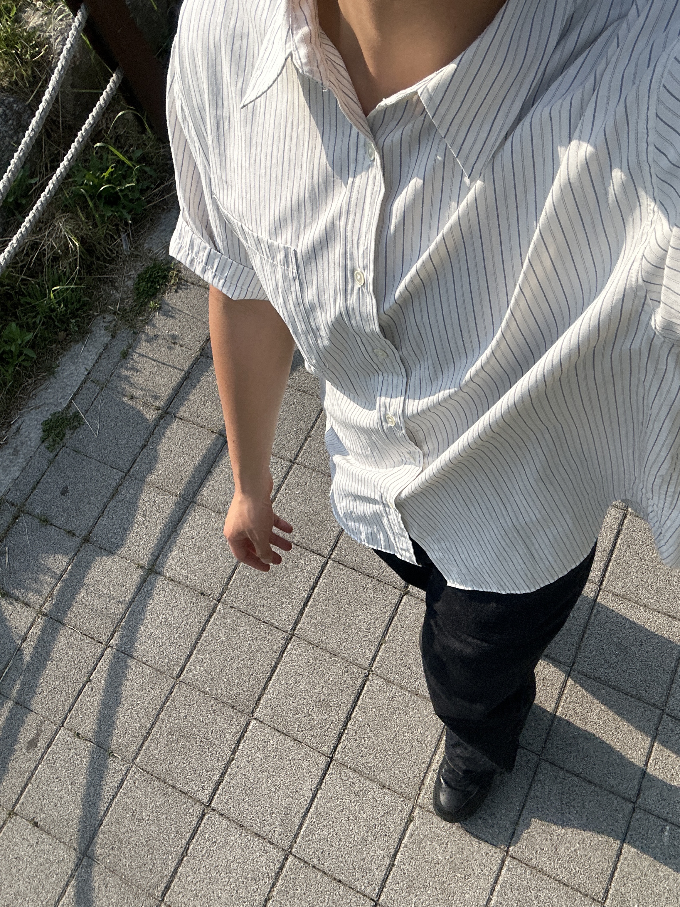 Nike x Supreme Air Force 1 Low Black 착용 스타일
