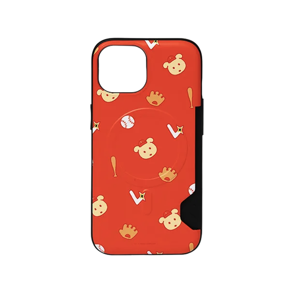 SSG 랜더스 x 깜자 맥세이프 카드범퍼 케이스 깜자 패턴(SSG Landers x Ggamja MagSafe Card Bumper Case Ggamja Pattern) - 1