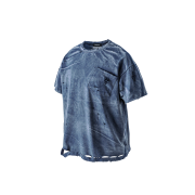 ROARINGRAD Washed Distressed T-Shirt Blue