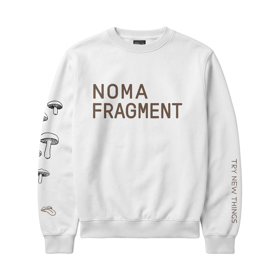 프라그먼트 x 노마 프로젝트 크루넥 스웨트 화이트(Fragment x Noma Projects Crewneck Sweat White)