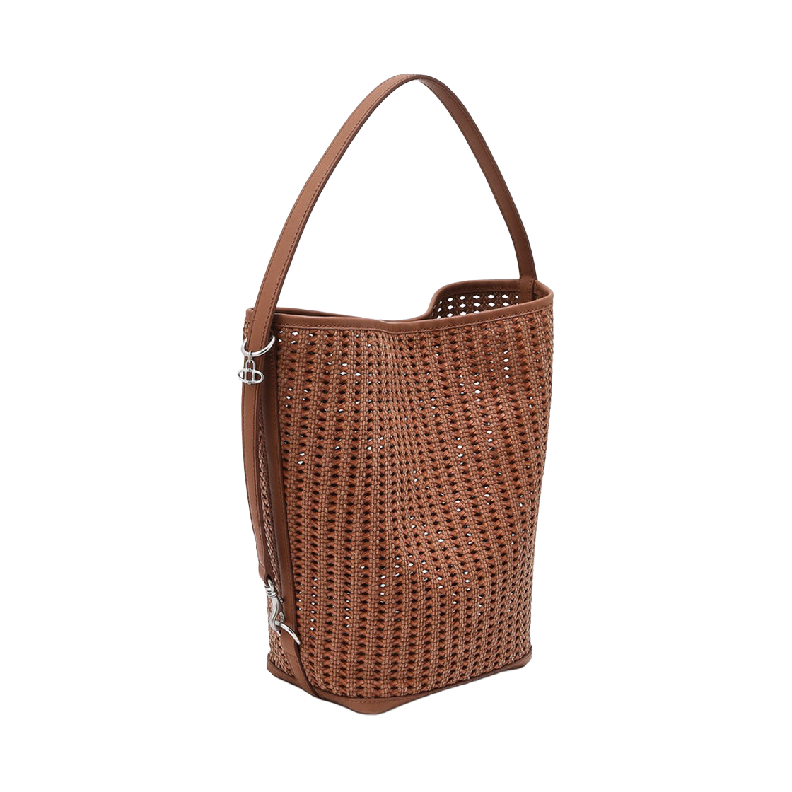 AABA6E841W2 Athe Vanessabruno Acc Panier Brown Panier Mesh Shoulder Bag L Aaba6E841W2 Normal Brown