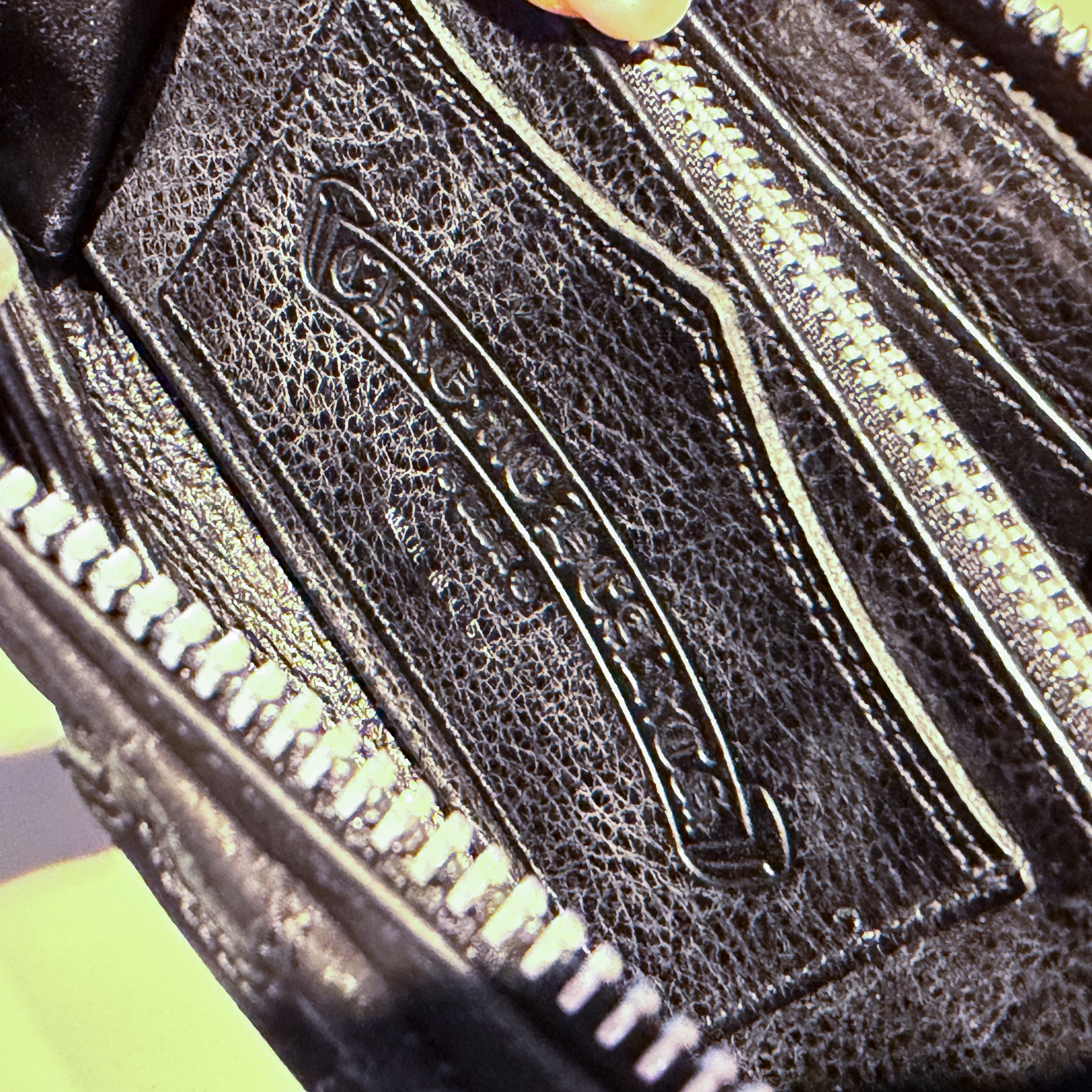 Hansroom Chrome Hearts Cemetery Cross Quilting Leather Wallet Black, Chrome Hearts Spacer Forever Ring 6mm Silver 착용 스타일 - 7