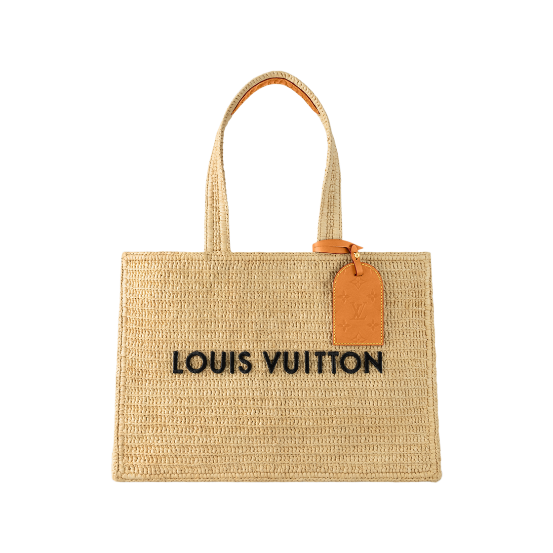 M14458 Louis Vuitton Summer Shopper Tote MM Canvas Natural Beige