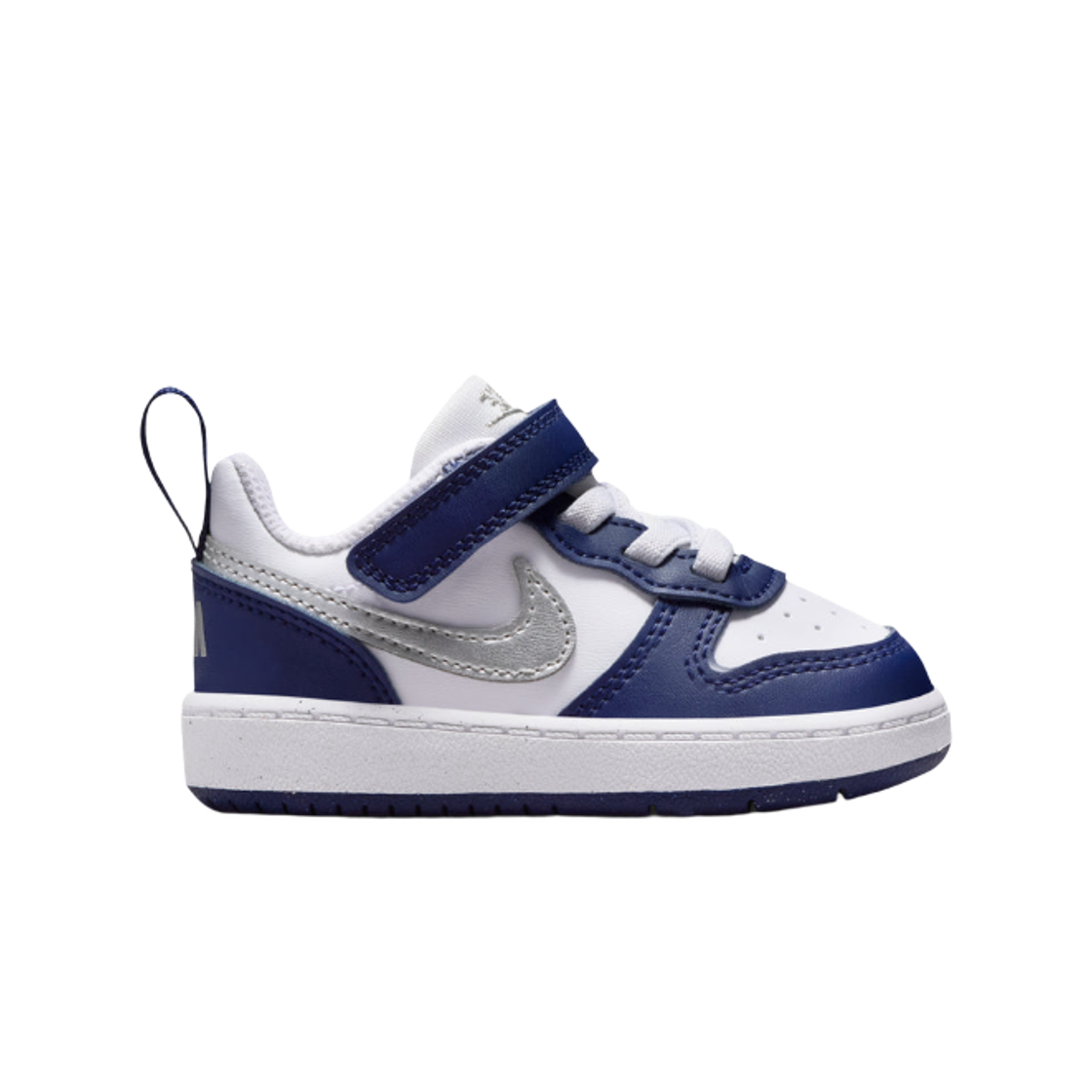 DV5458-135 (TD) Nike Court Borough Low Recraft White Metallic Silver