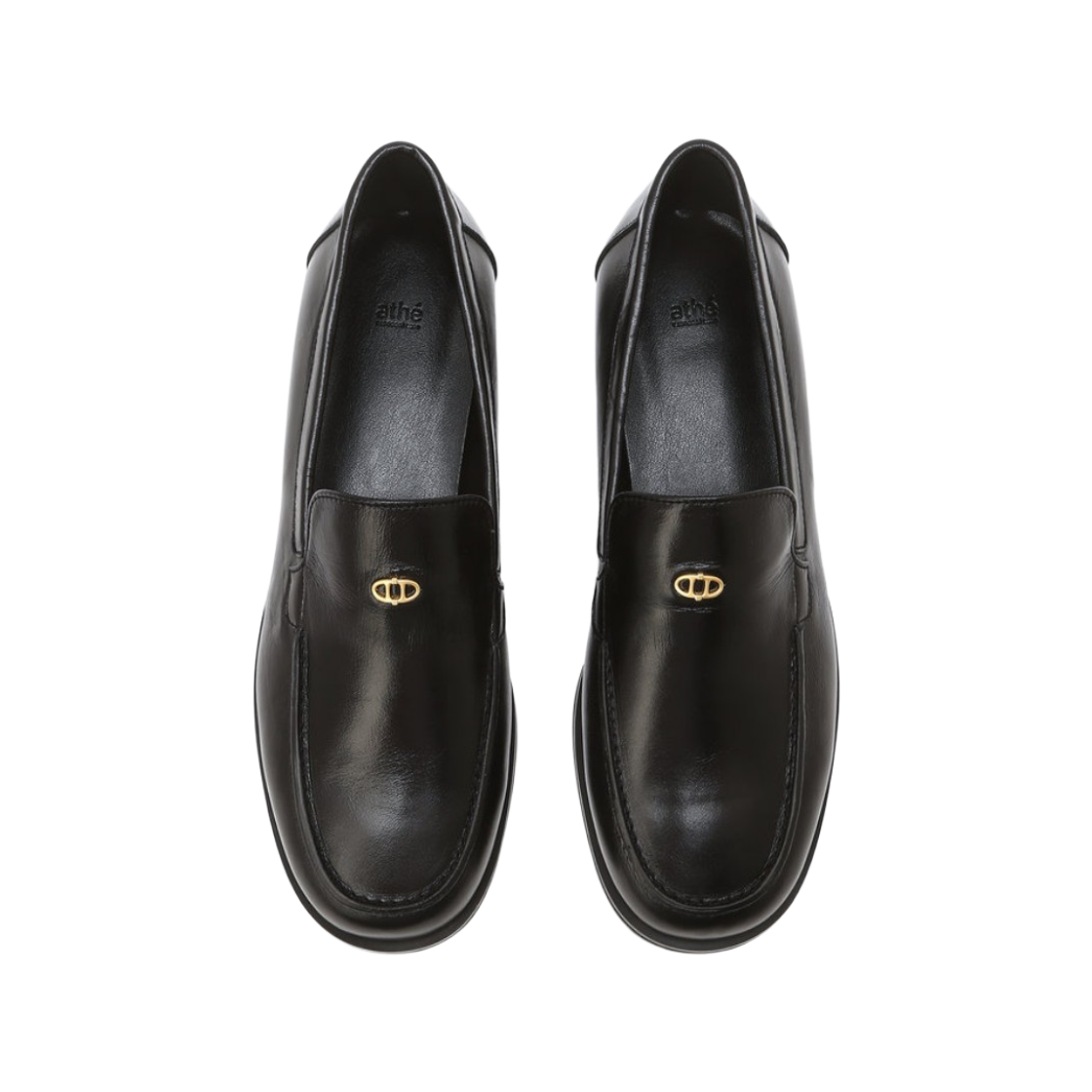 아떼 바네사브루노 액세사리 블랙 더블에이 클래식 로퍼 AASO6F001BK 블랙(Athe Vanessabruno Acc Black Double A Classic Loafers Aaso6F001Bk Black) - 3