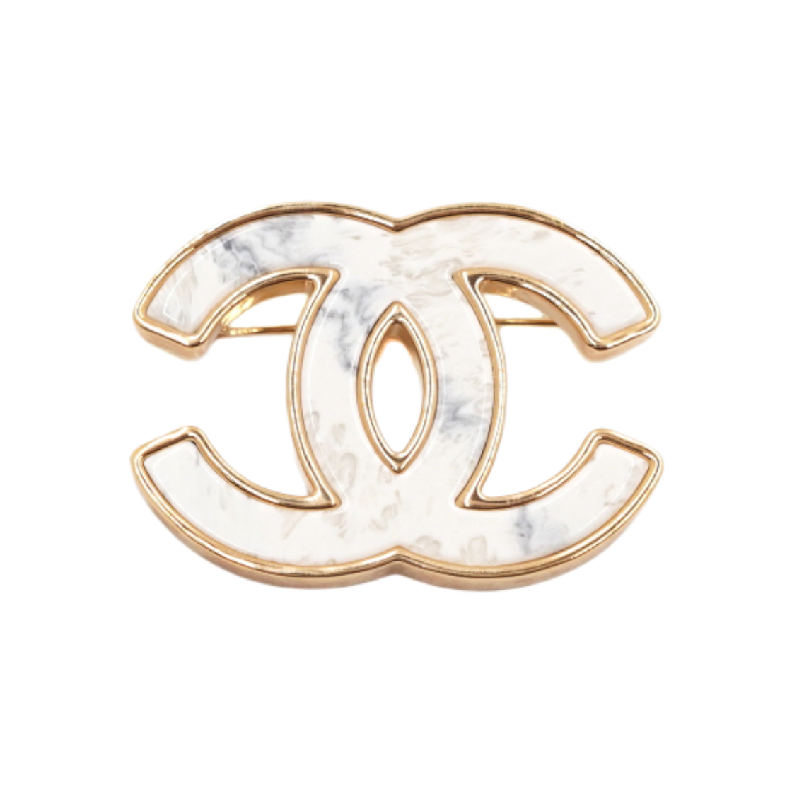 샤넬 ABA977 23시즌 CC 로고 마블 브로치(브롯지)aa63974(Chanel ABA977 2023 CC Logo Marble Brooch)