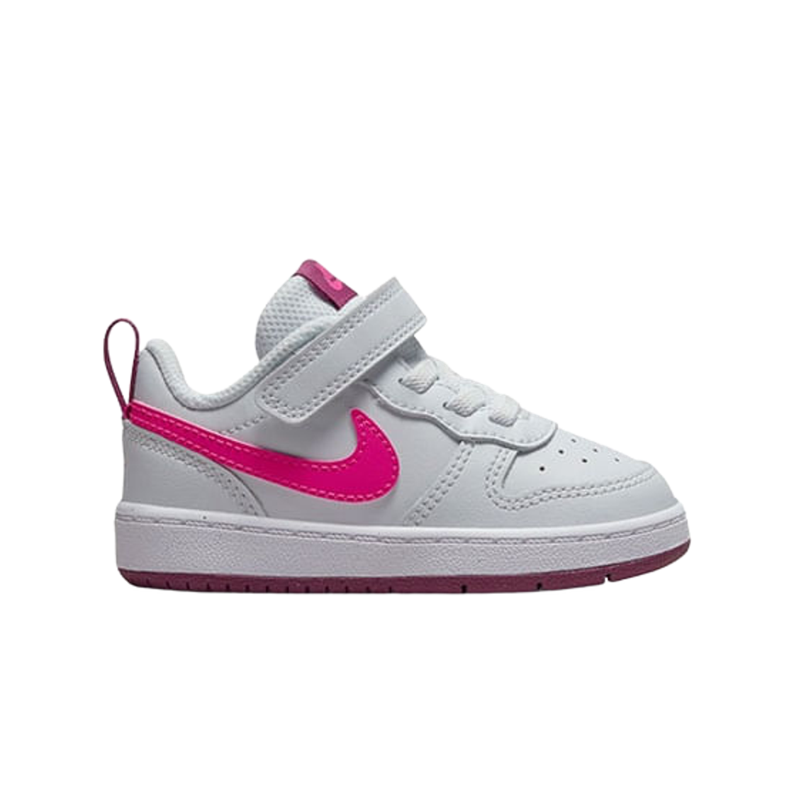 BQ5453-015 (TD) Nike Court Borough Low 2 Pure Platinum Pink Prime