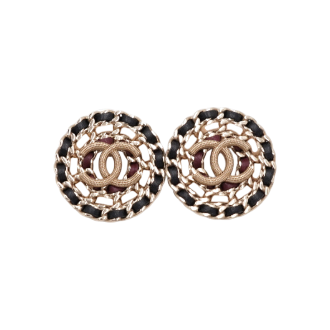 ITTBPV7WSQ93 Chanel 19 Season CC Logo Gold Chain Earrings