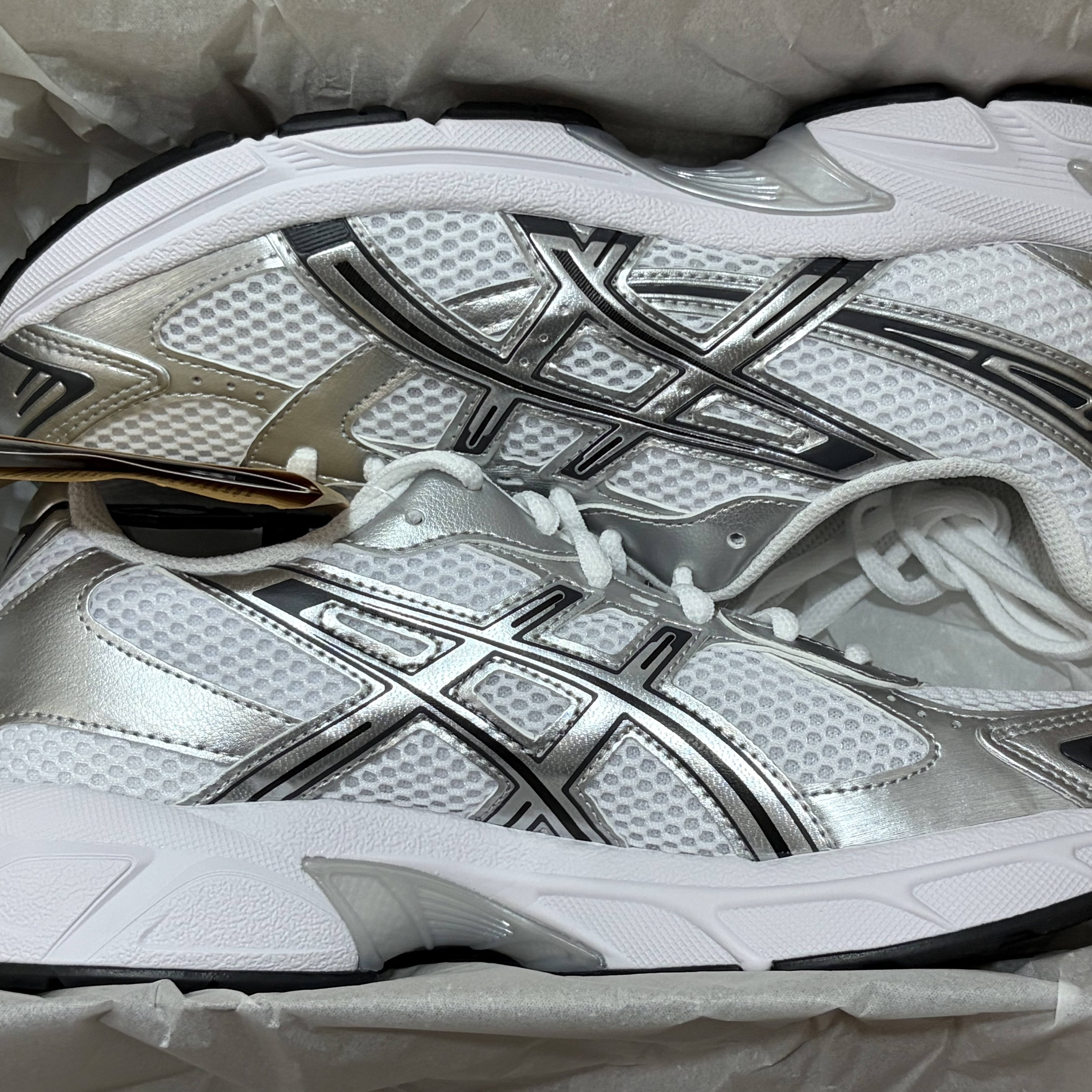 Asics Gel-1130 White Pure Silver 착용 스타일 - 4